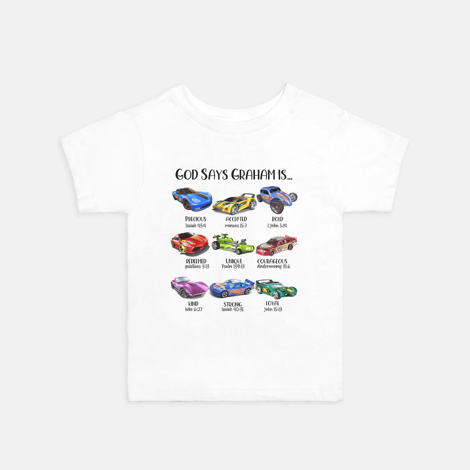 Cars Christian Toddler Shirt - Amazing Faith Designs