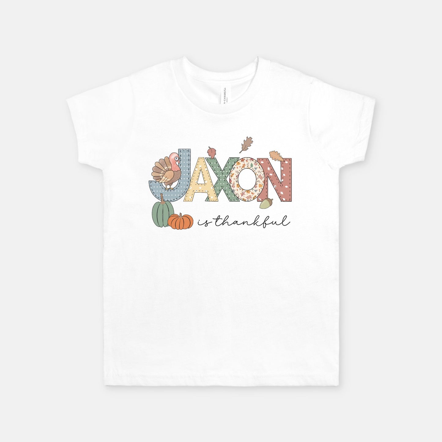 Thanksgiving Personalized Youth Shirt - Amazing Faith Designs