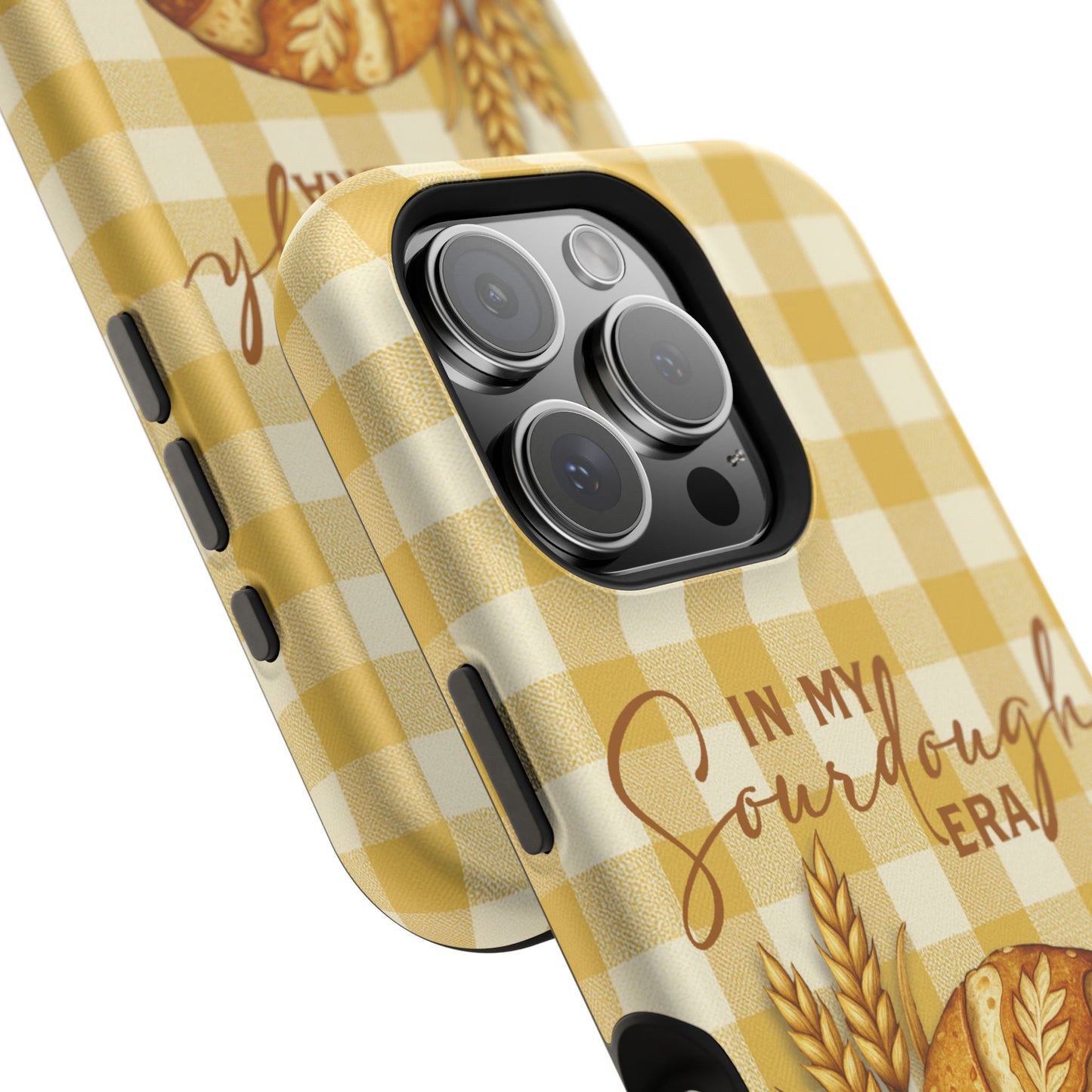 Sourdough Era Yellow Check MagSafe iPhone Case - Amazing Faith Designs