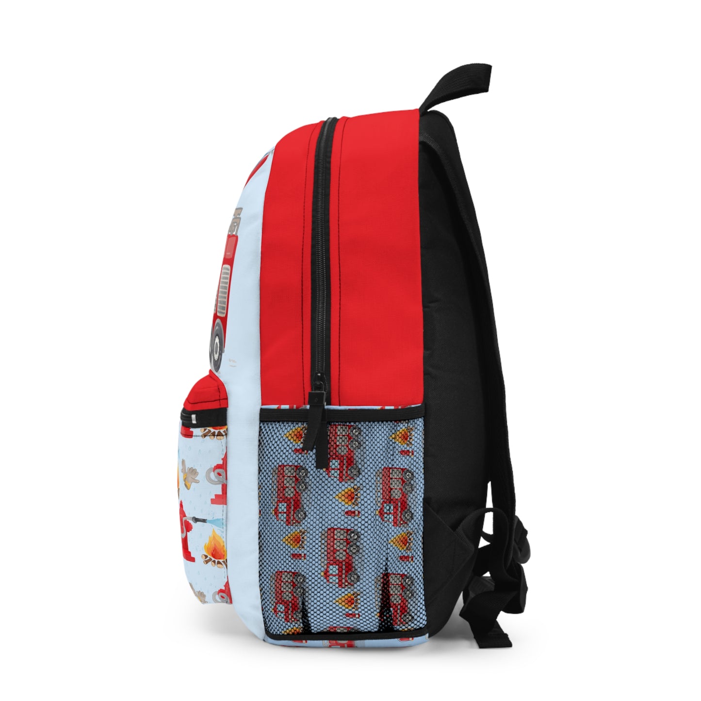 Firetruck Personalized Backpack - Amazing Faith Designs