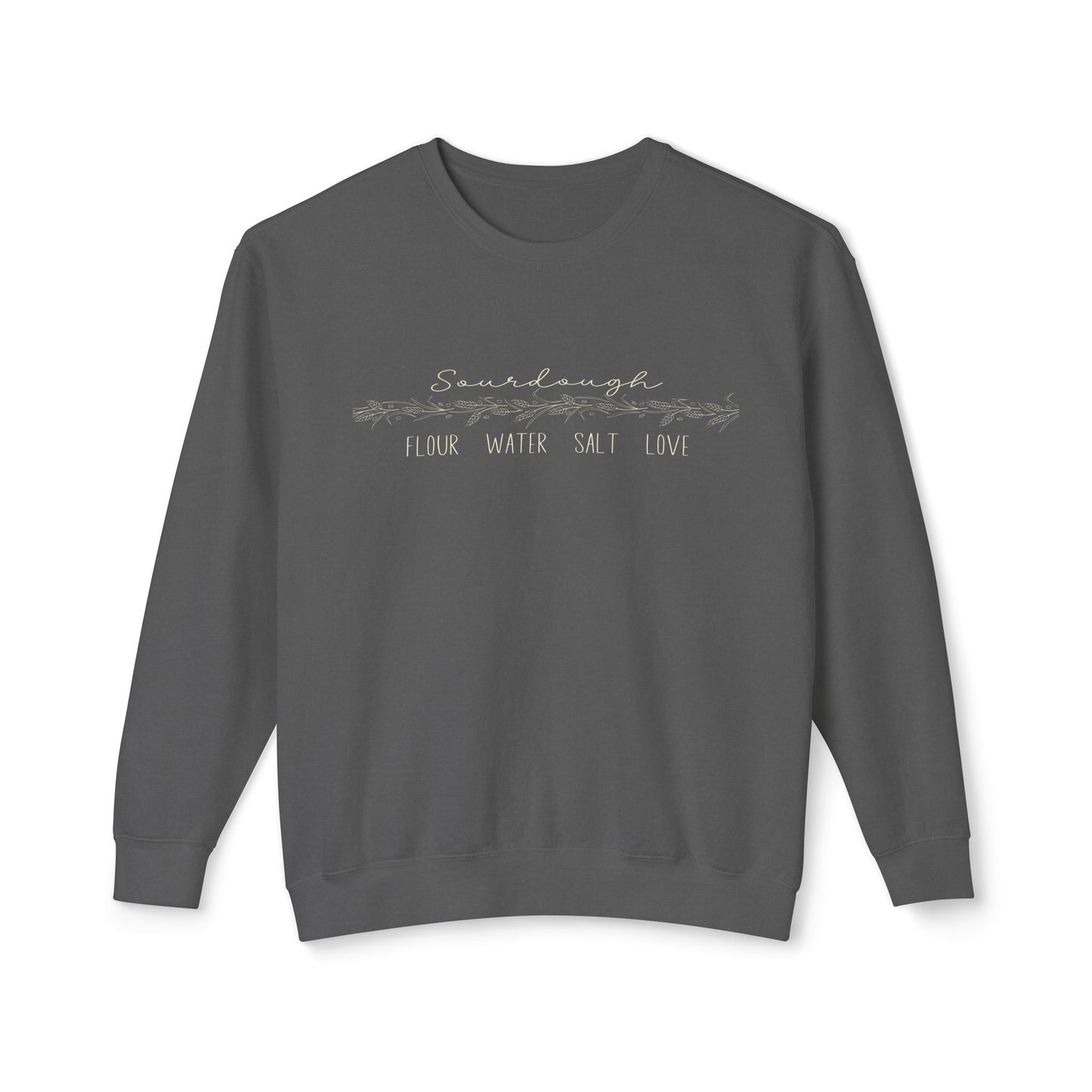 Flour Water Salt Love Lightweight Sweatshirt - Amazing Faith Designs