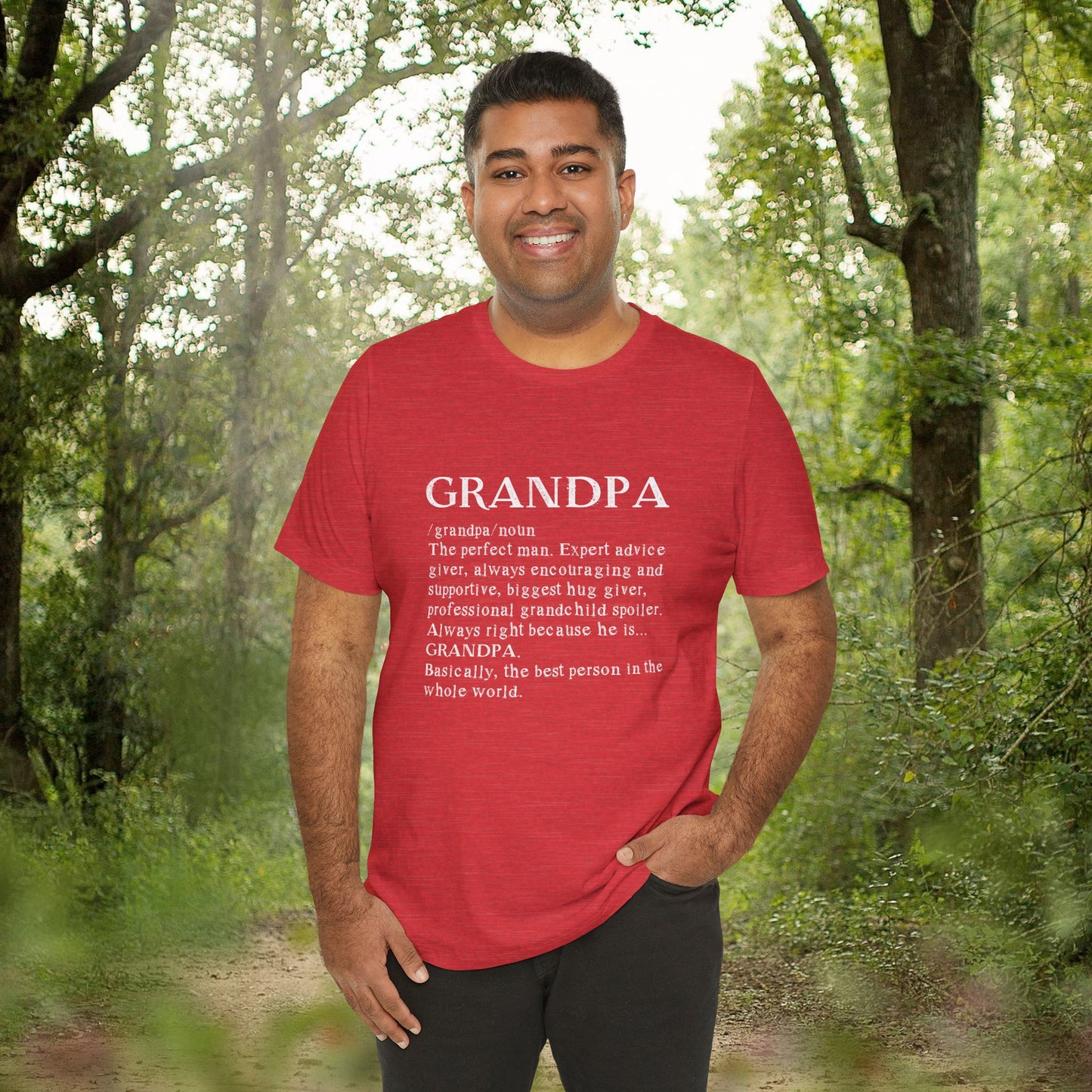 Grandpa Definition Men's T-shirt - Amazing Faith Designs