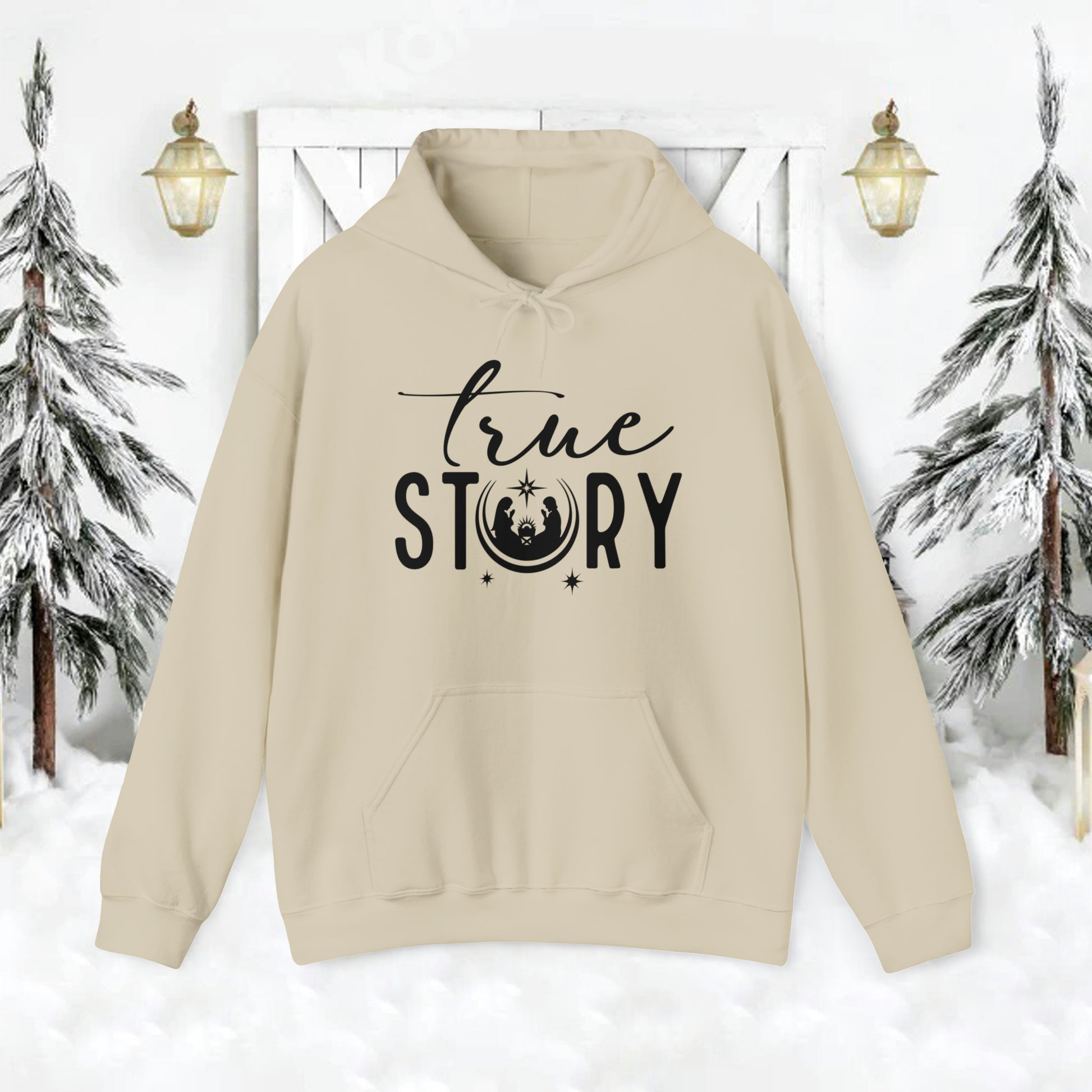 True Story Christian Christmas Hoodie Sweatshirt - Amazing Faith Designs