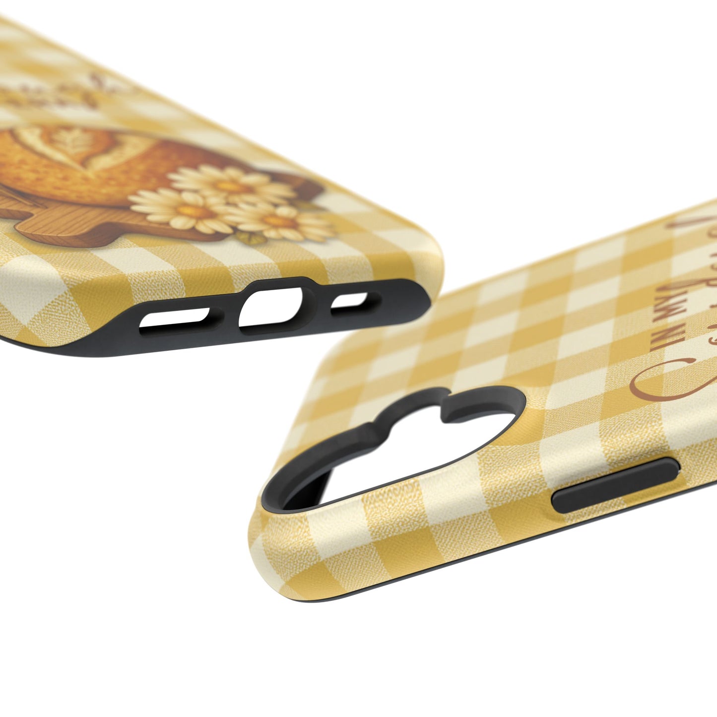 Sourdough Era Yellow Check MagSafe iPhone Case - Amazing Faith Designs
