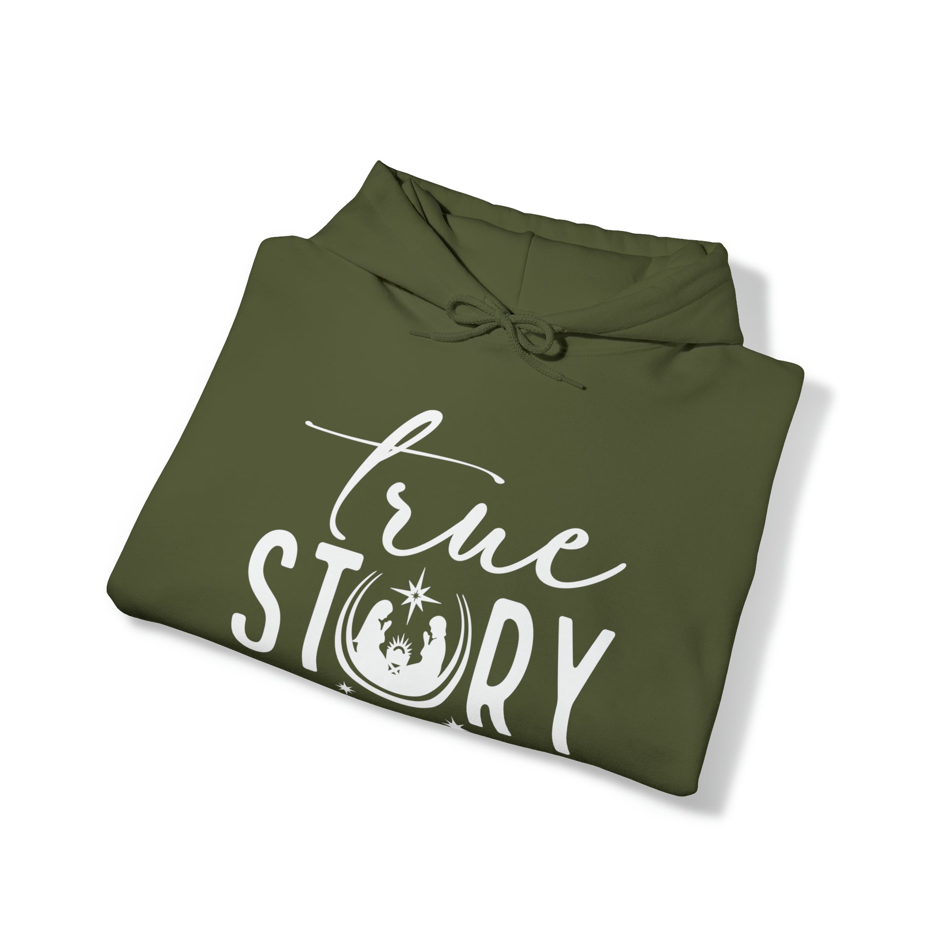 True Story Christian Christmas Hoodie Sweatshirt - Amazing Faith Designs