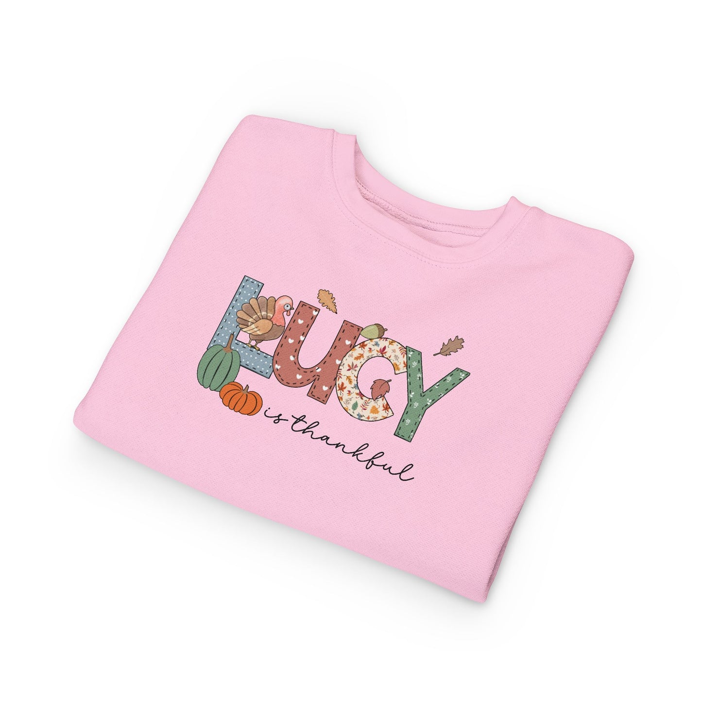 Personalized Toddler Thanksgiving Sweatshirt - Amazing Faith Designs