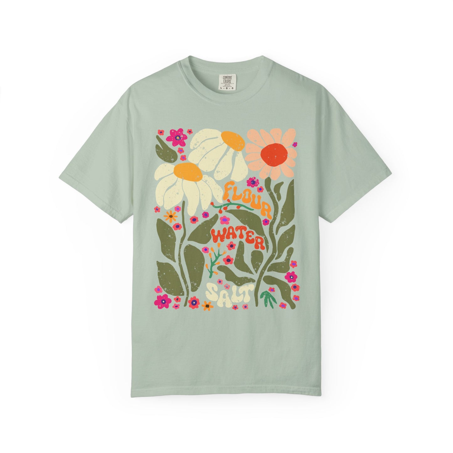 Flour Water Salt Floral Unisex T-Shirt - Amazing Faith Designs