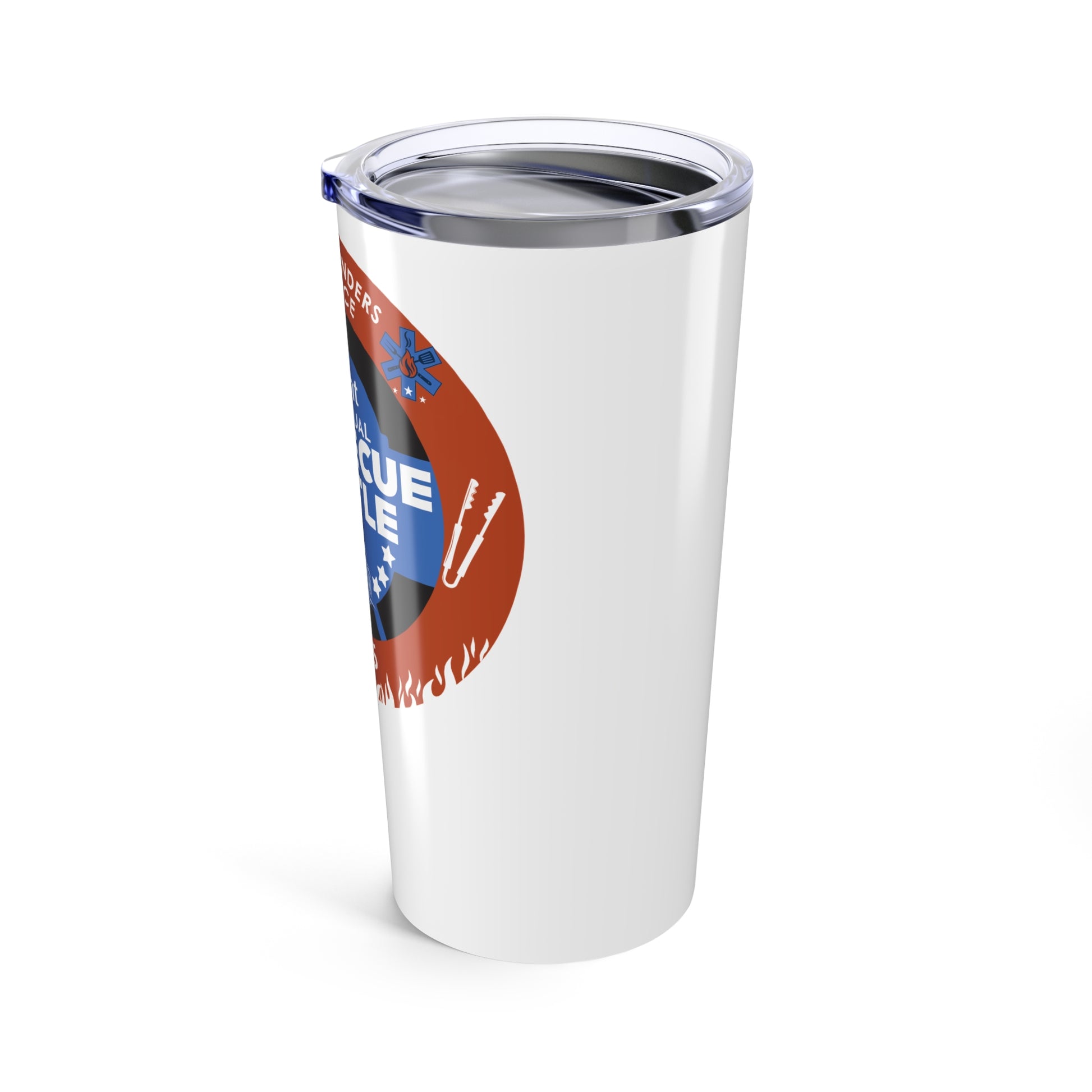 3rd Place First Responders Barbecue Battle Tumbler, 20oz Insulated Travel Mug - Amazing Faith Designs