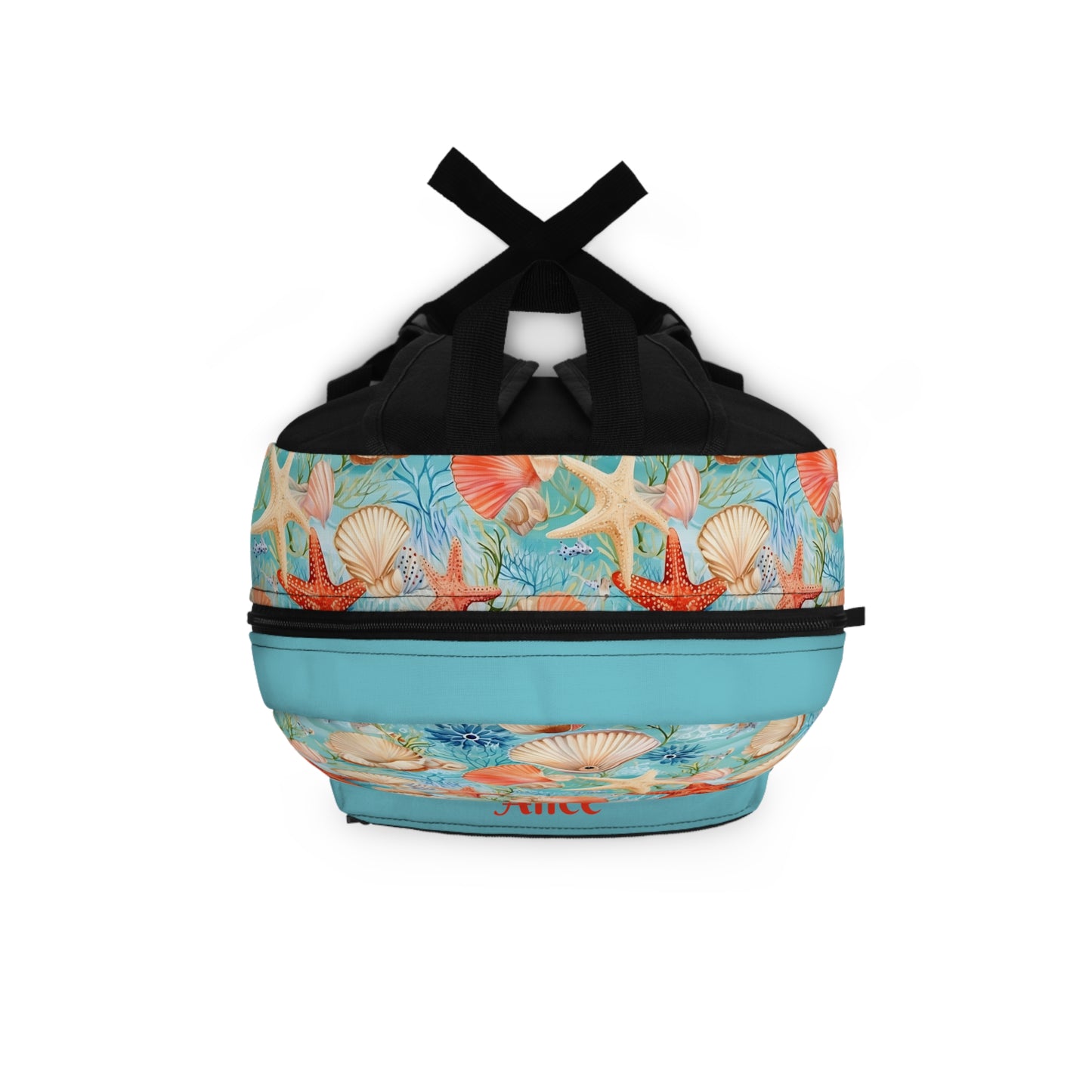 Ocean Sailboat Seashells Personalized Backpack - Amazing Faith Designs