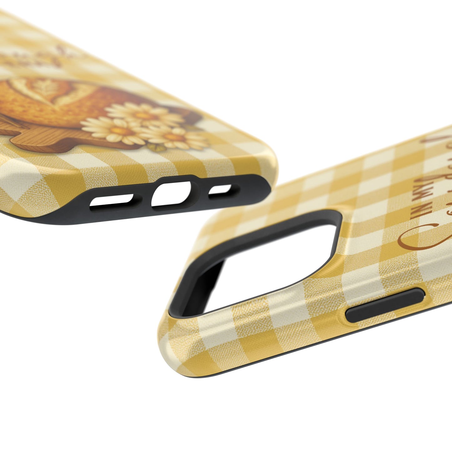 Sourdough Era Yellow Check MagSafe iPhone Case - Amazing Faith Designs