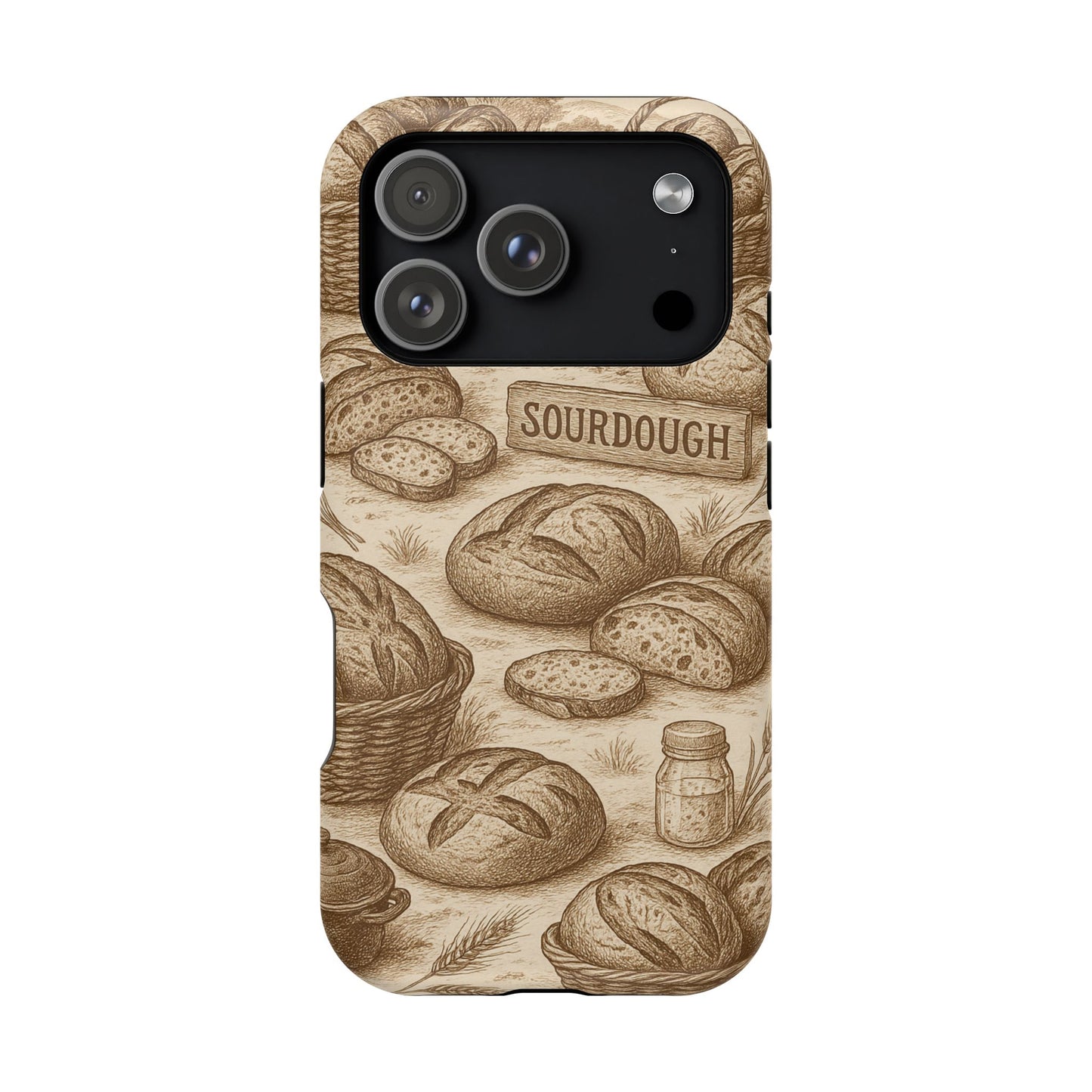Sourdough Toile MagSafe Tough Phone Case - Amazing Faith Designs