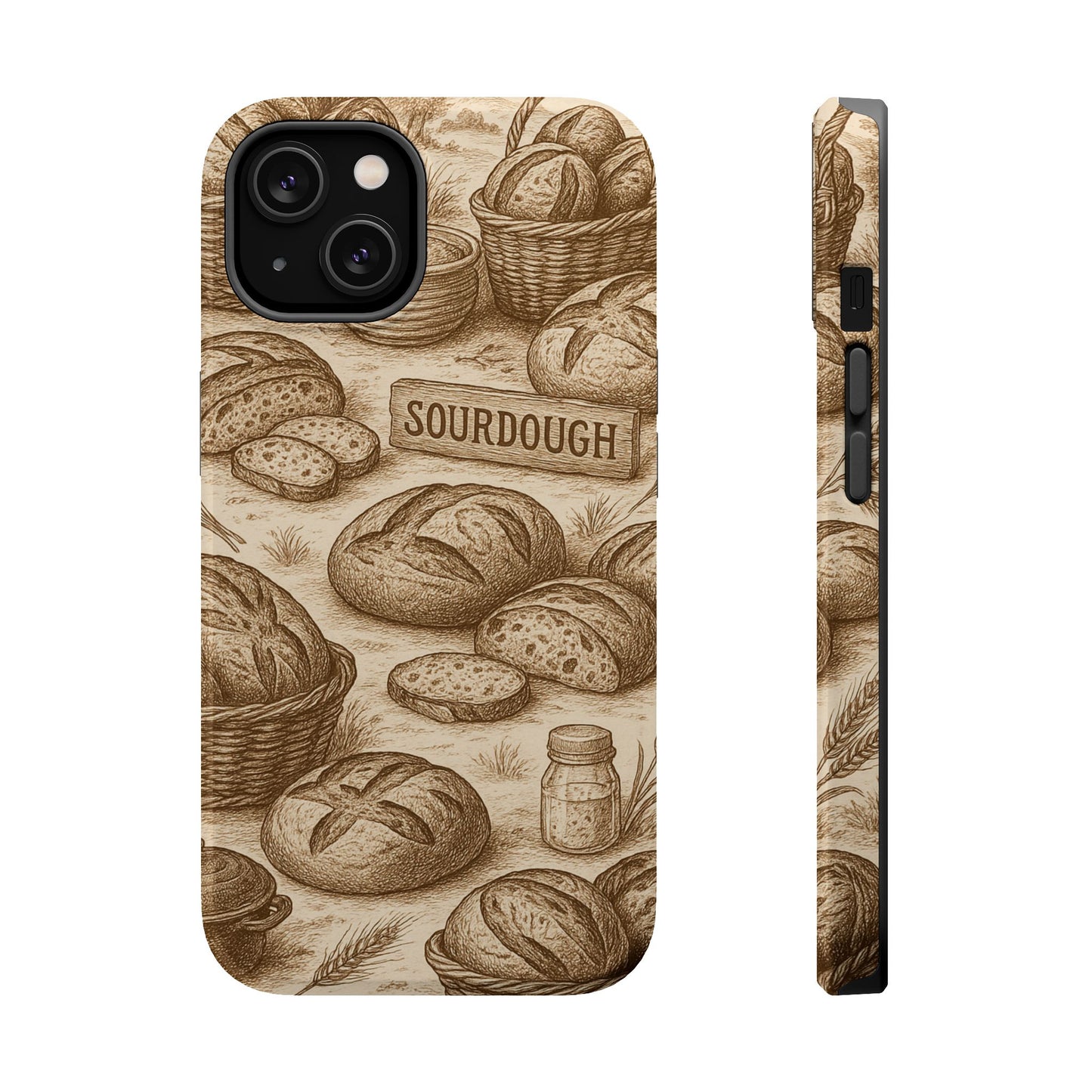 Sourdough Toile MagSafe Tough Phone Case - Amazing Faith Designs