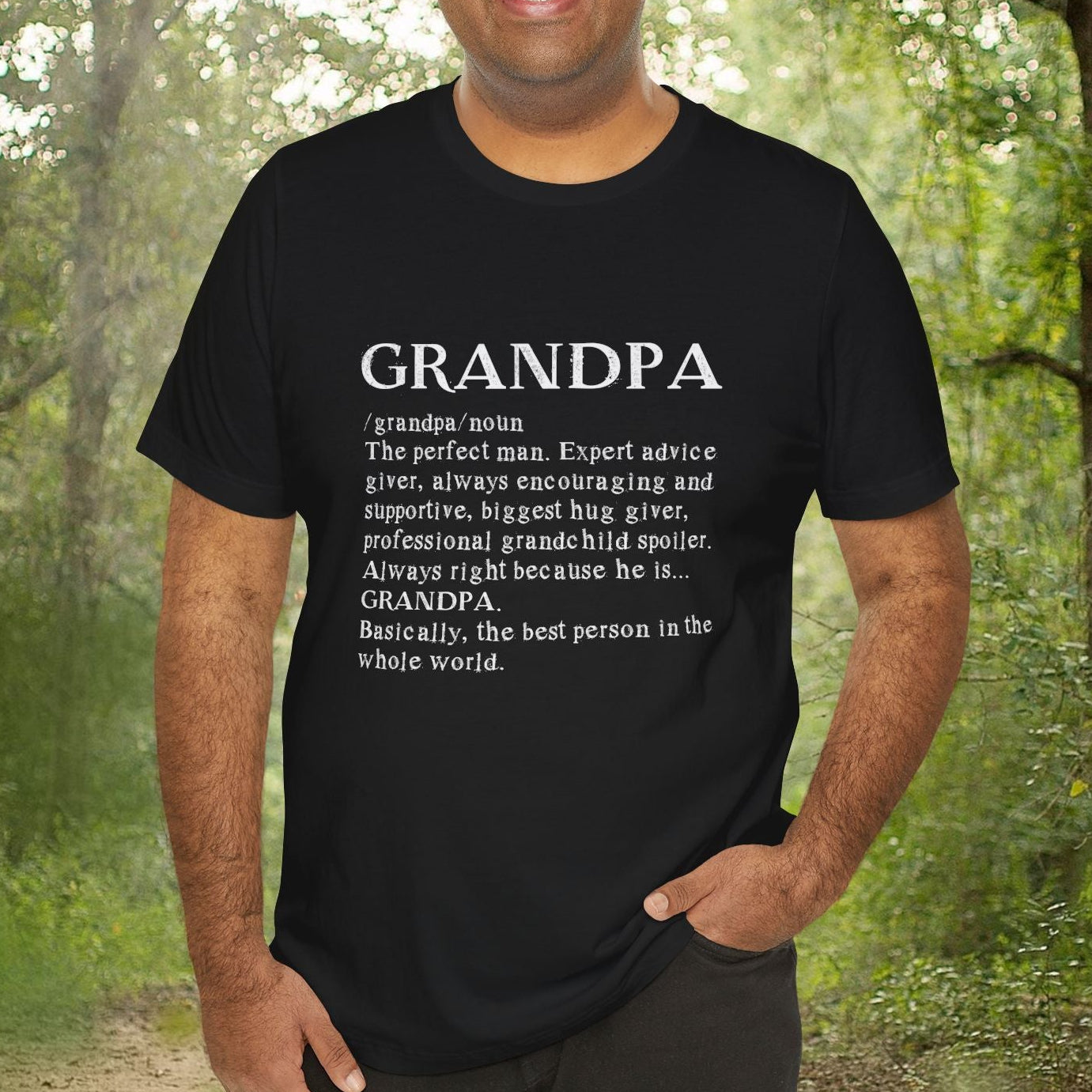 Grandpa Definition Men's T-shirt - Amazing Faith Designs