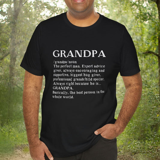 Grandpa Definition Men's T-shirt - Amazing Faith Designs