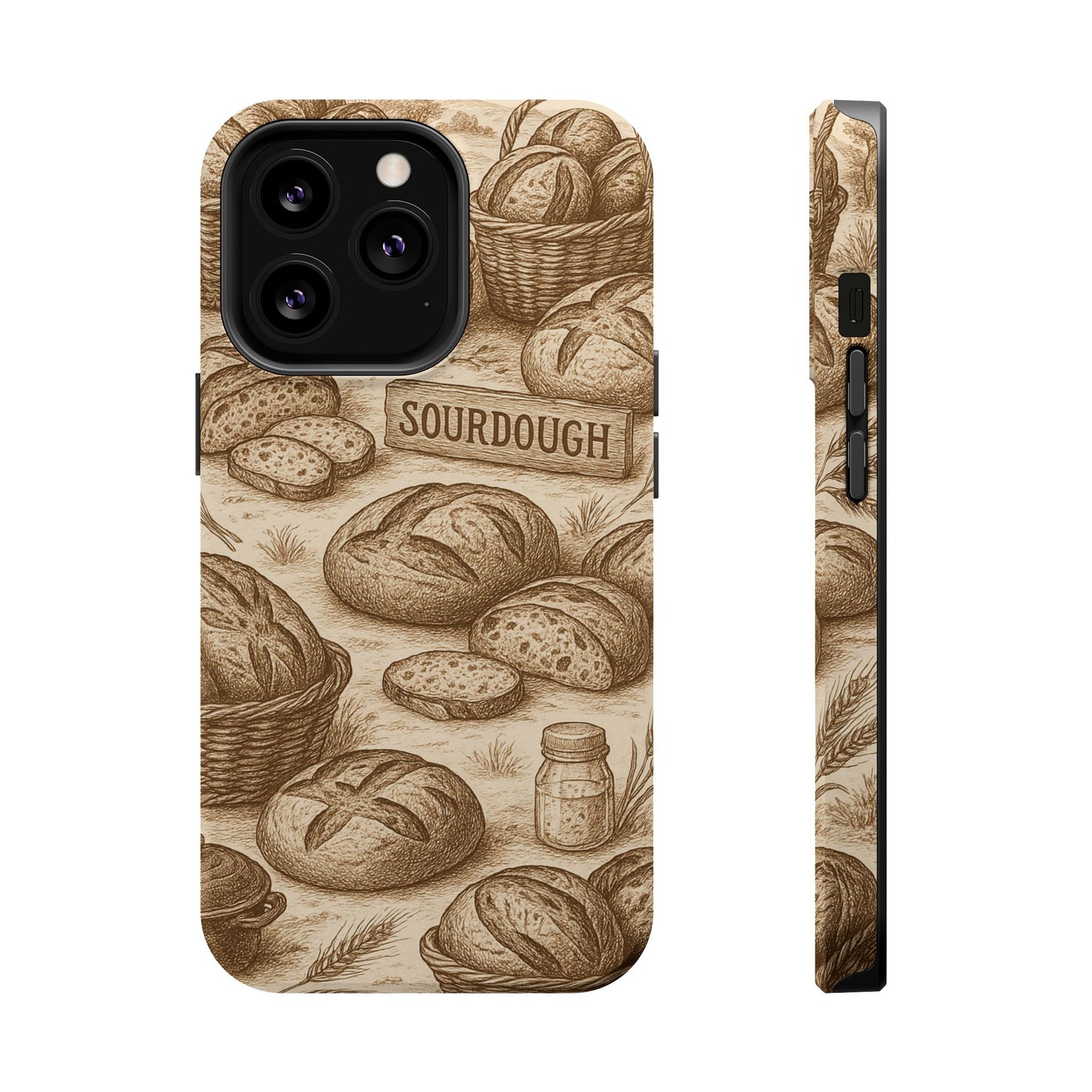 Sourdough Toile MagSafe Tough Phone Case - Amazing Faith Designs