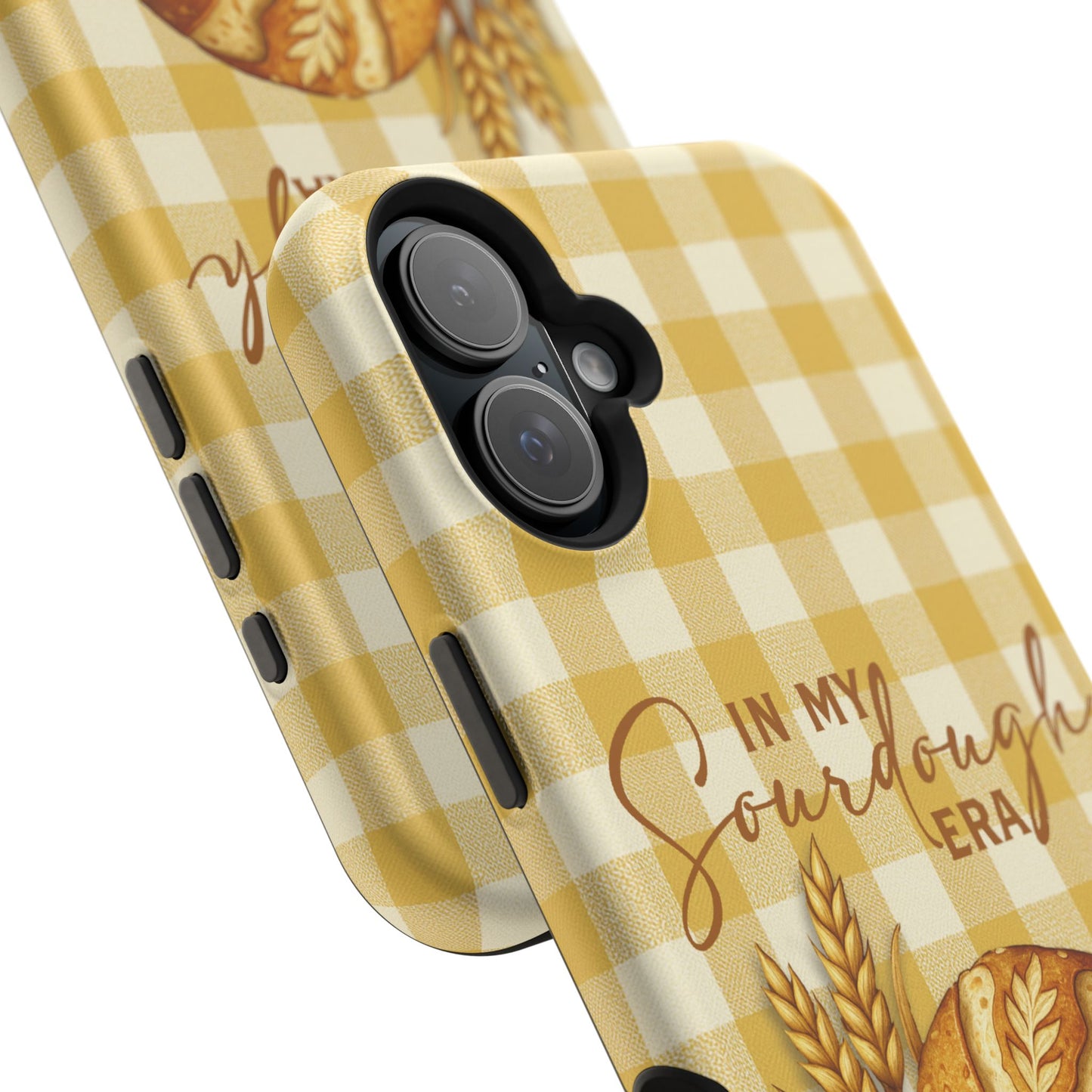 Sourdough Era Yellow Check MagSafe iPhone Case - Amazing Faith Designs