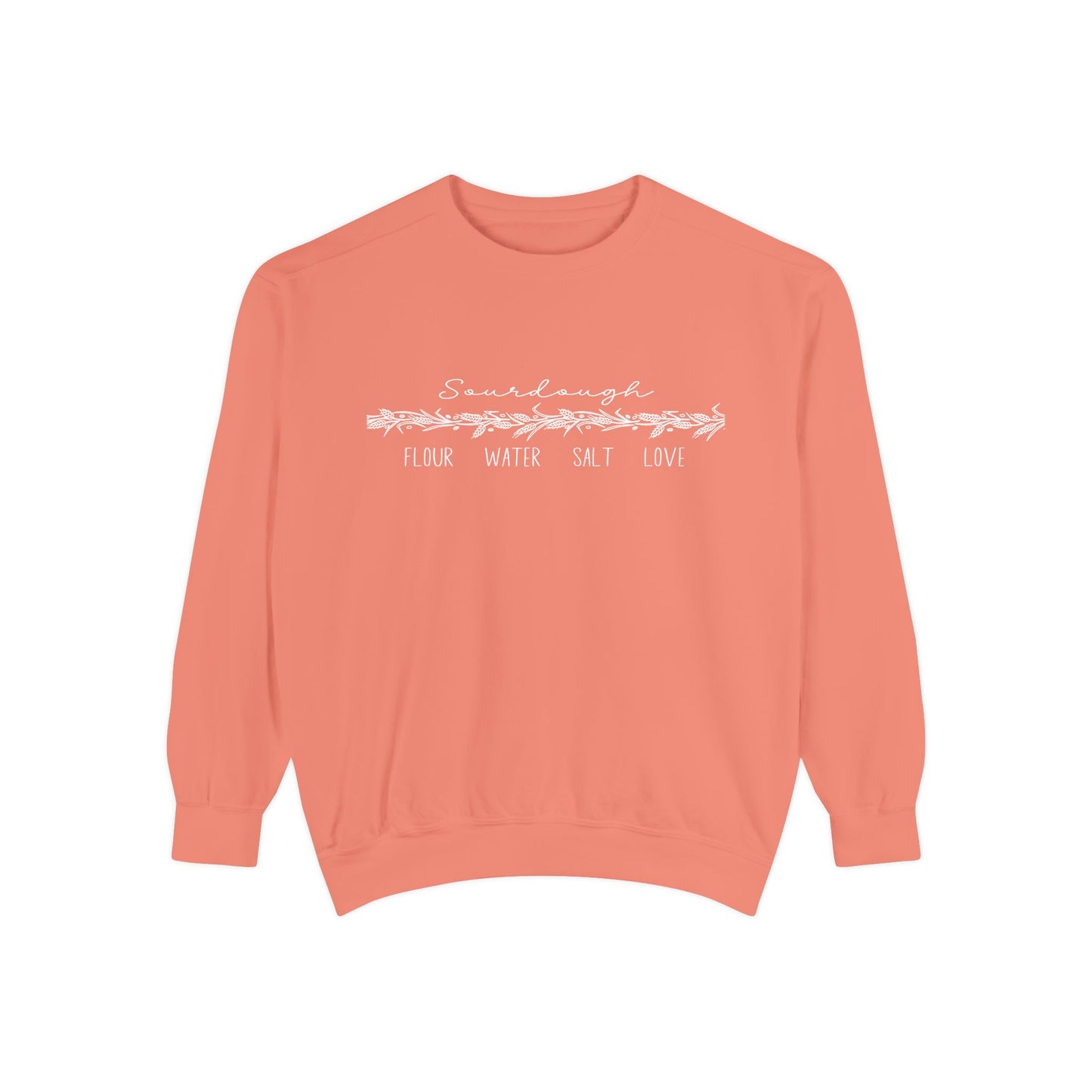 Flour Water Salt Love Heavyweight Comfort Colors Sweatshirt - Amazing Faith Designs