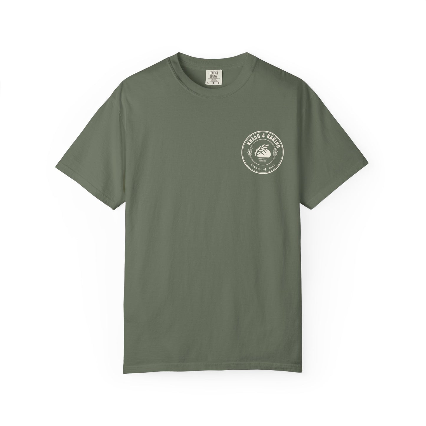 Custom Logo Comfort Colors Shirt with back print - Amazing Faith Designs