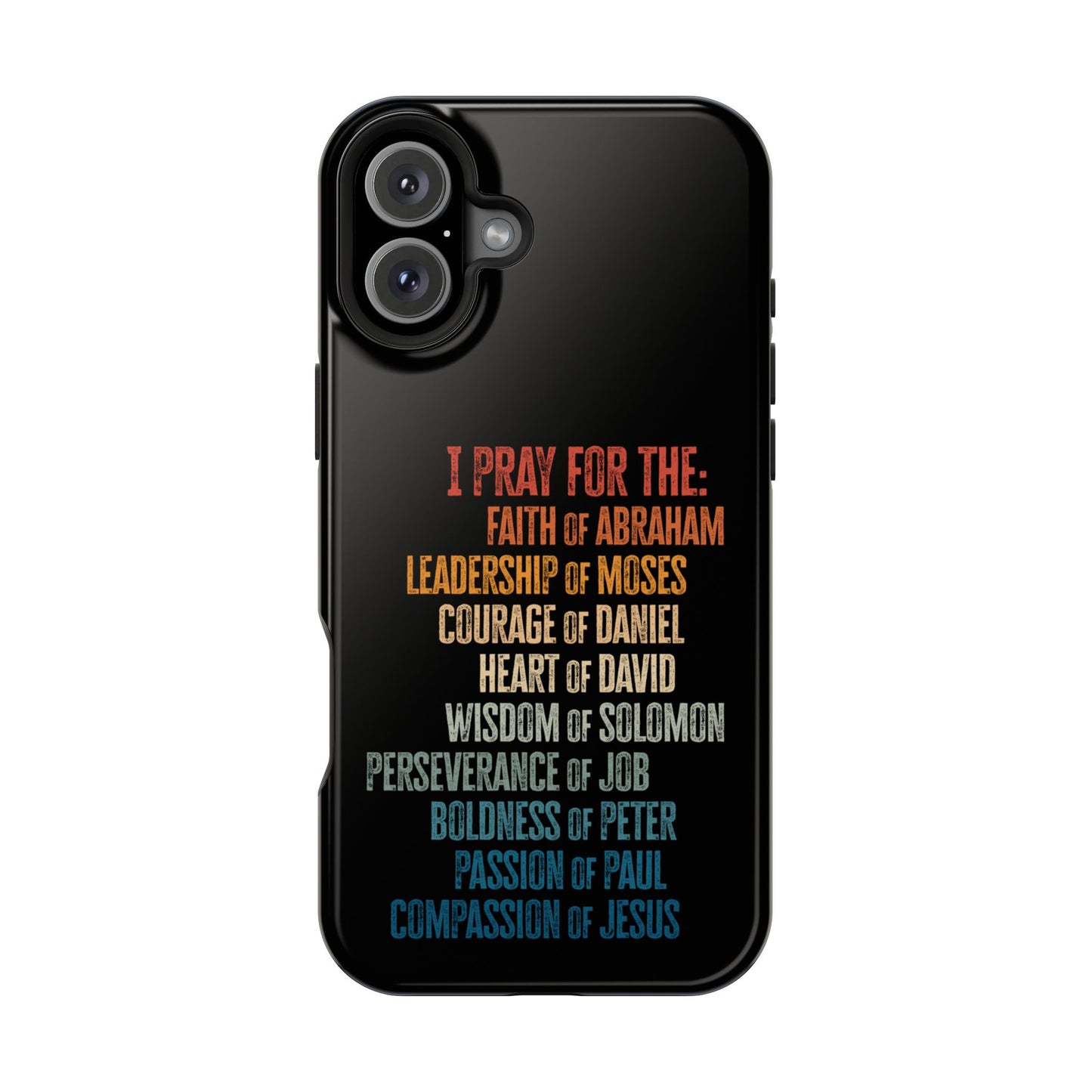 Men of Faith Christian MAGSAFE Phone Case | iPhone 17, 16, 15, 14, 13 - Amazing Faith Designs