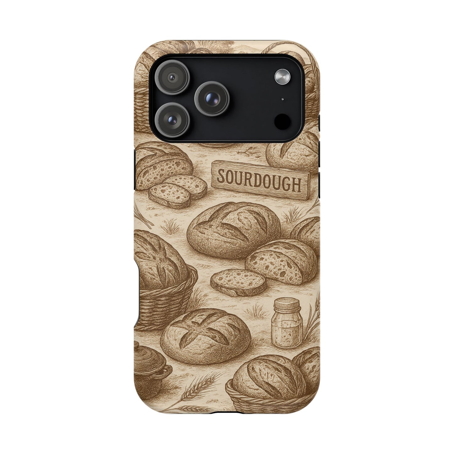 Sourdough Toile MagSafe Tough Phone Case - Amazing Faith Designs