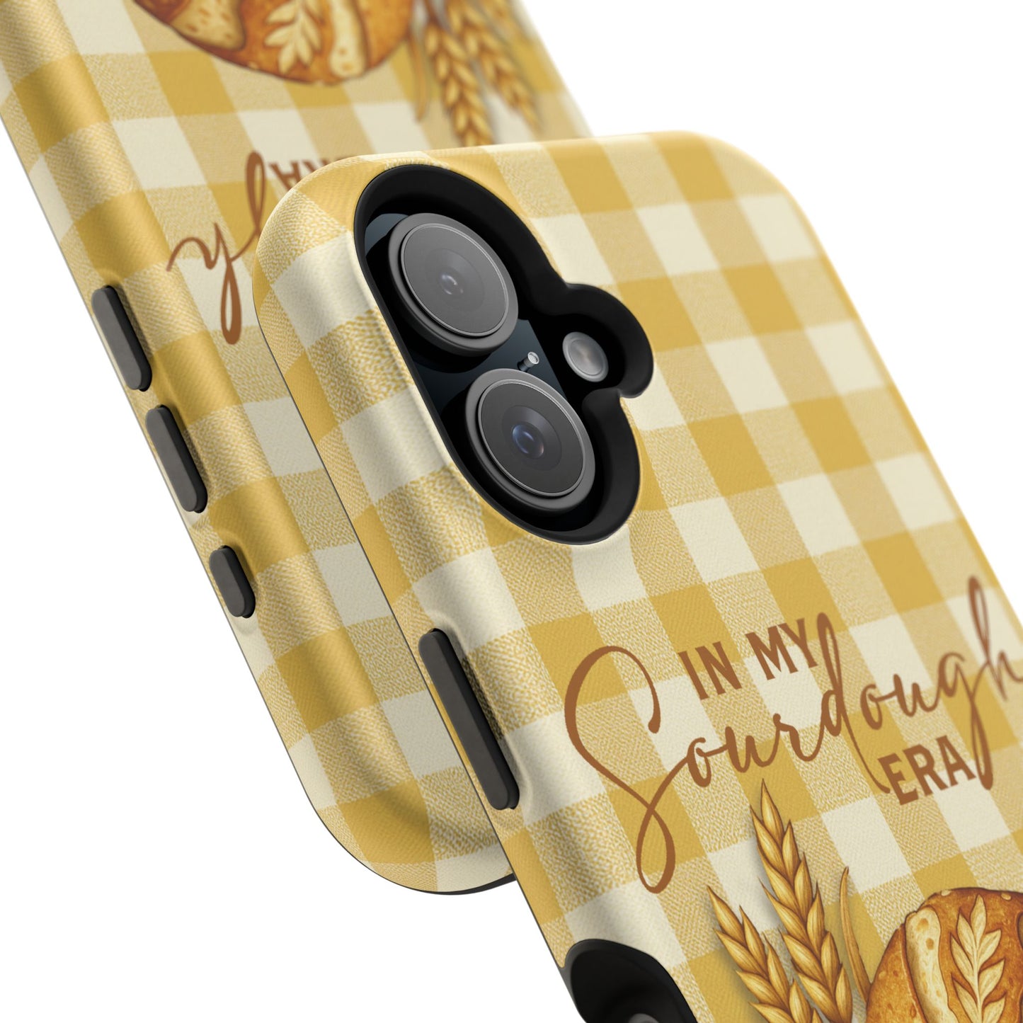 Sourdough Era Yellow Check MagSafe iPhone Case - Amazing Faith Designs