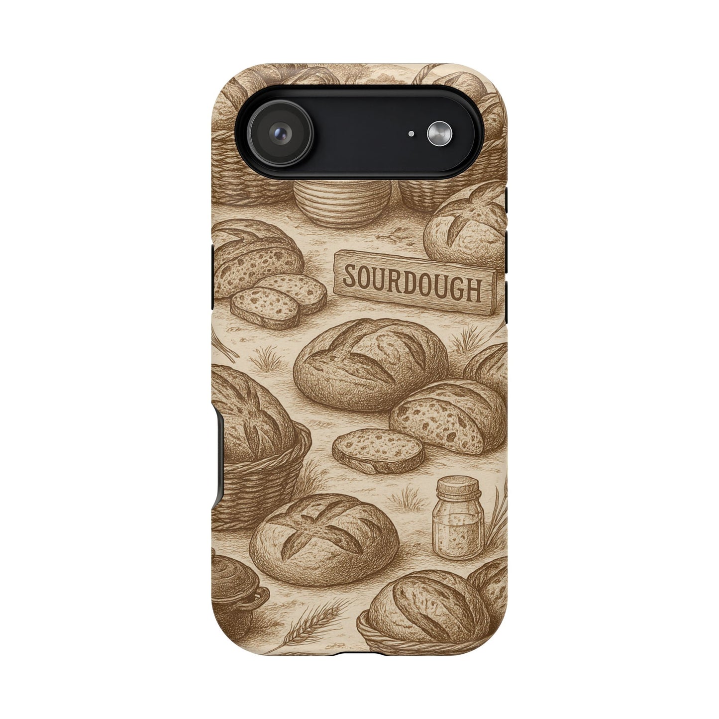 Sourdough Toile MagSafe Tough Phone Case - Amazing Faith Designs