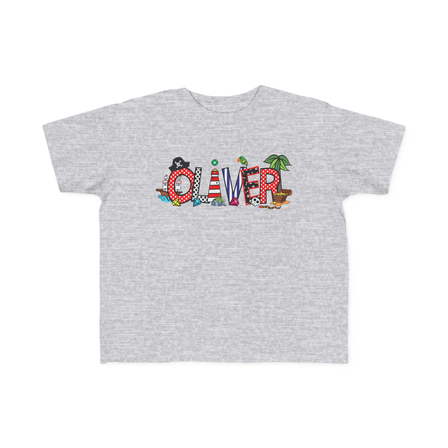 Pirate Personalized Toddler Shirt - Amazing Faith Designs
