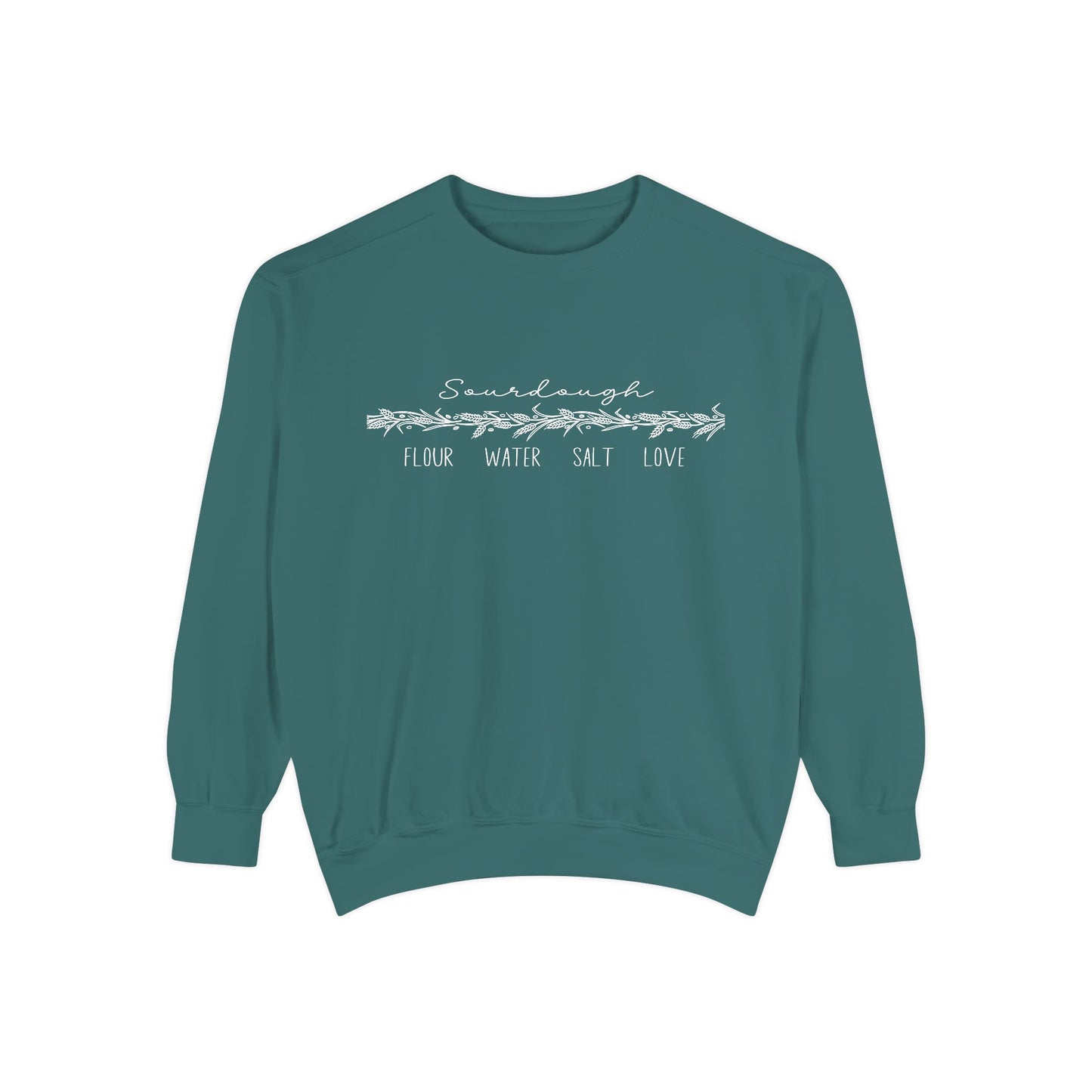 Flour Water Salt Love Heavyweight Comfort Colors Sweatshirt - Amazing Faith Designs