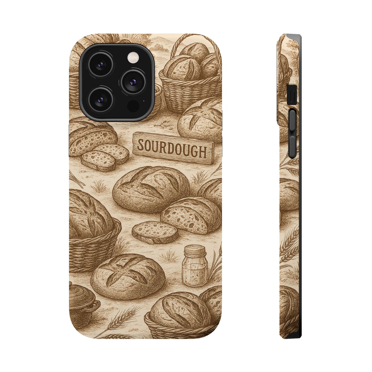 Sourdough Toile MagSafe Tough Phone Case - Amazing Faith Designs