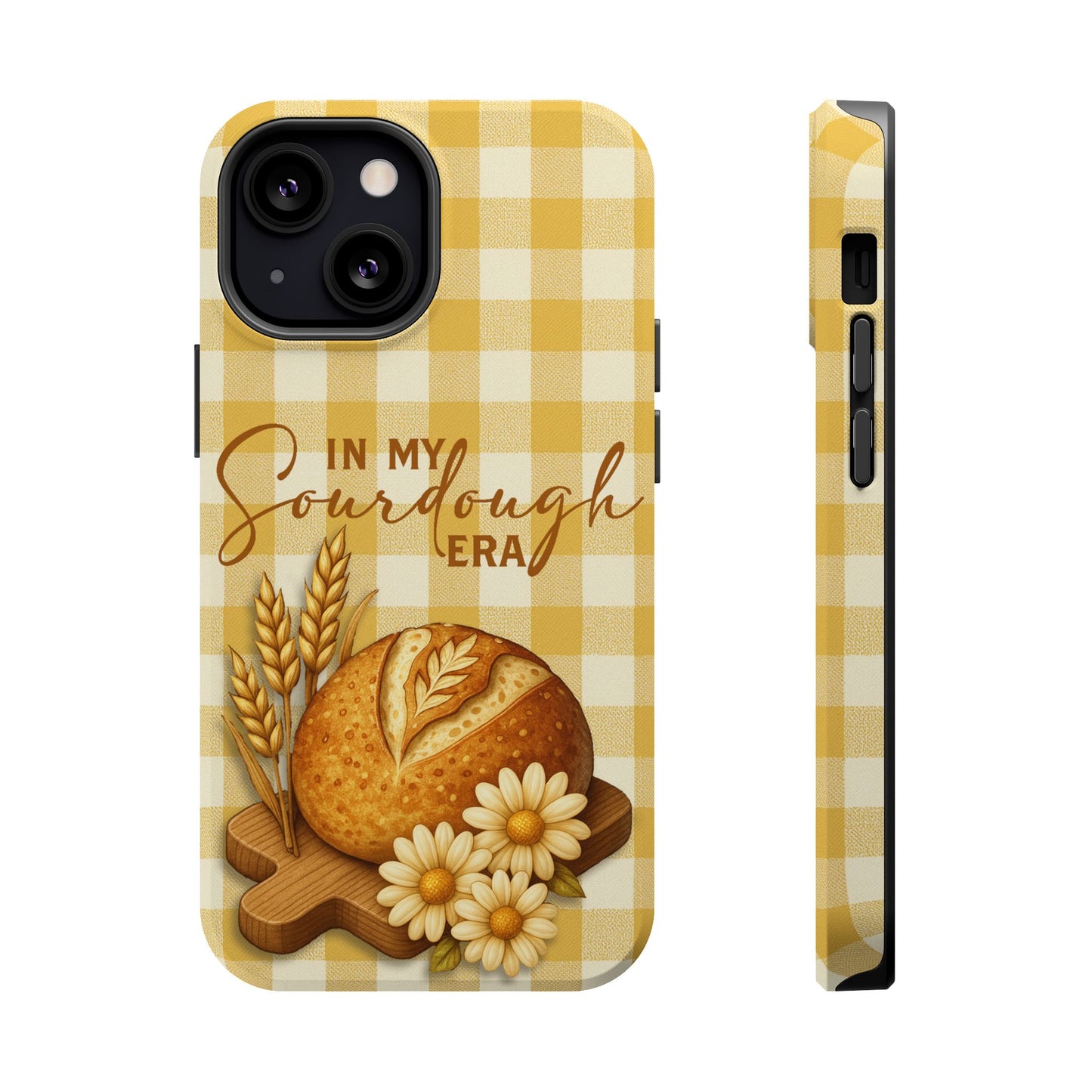 Sourdough Era Yellow Check MagSafe iPhone Case - Amazing Faith Designs