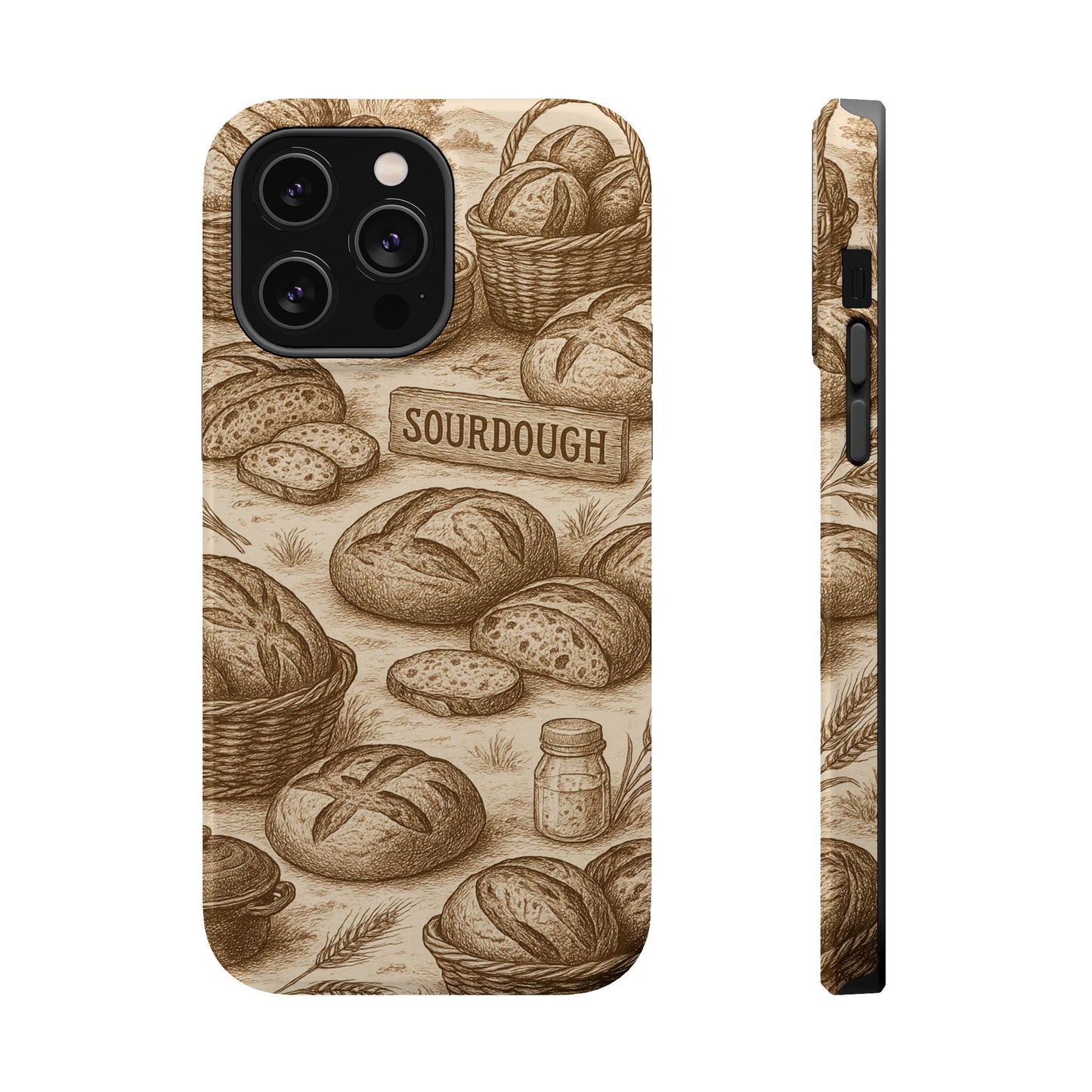 Sourdough Toile MagSafe Tough Phone Case - Amazing Faith Designs