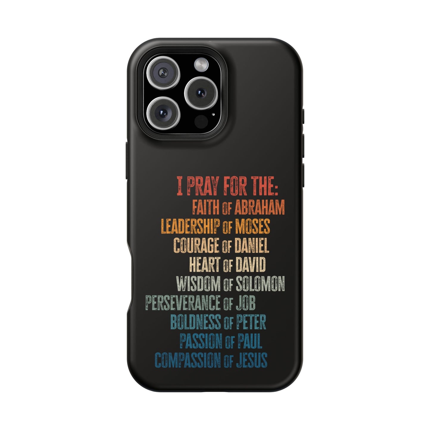 Men of Faith Christian MAGSAFE Phone Case | iPhone 17, 16, 15, 14, 13 - Amazing Faith Designs