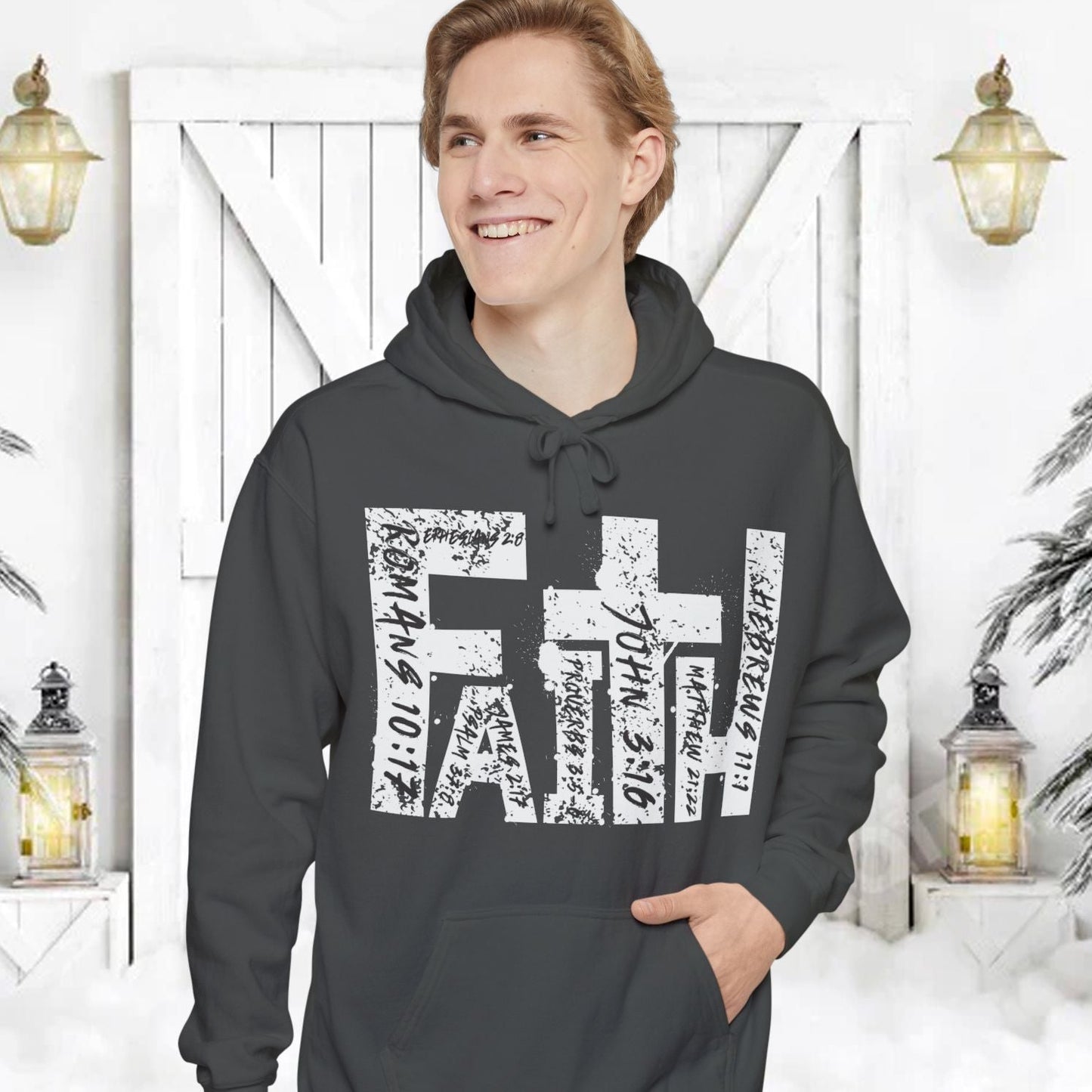 Faith Scripture Christian Hoodie - Amazing Faith Designs