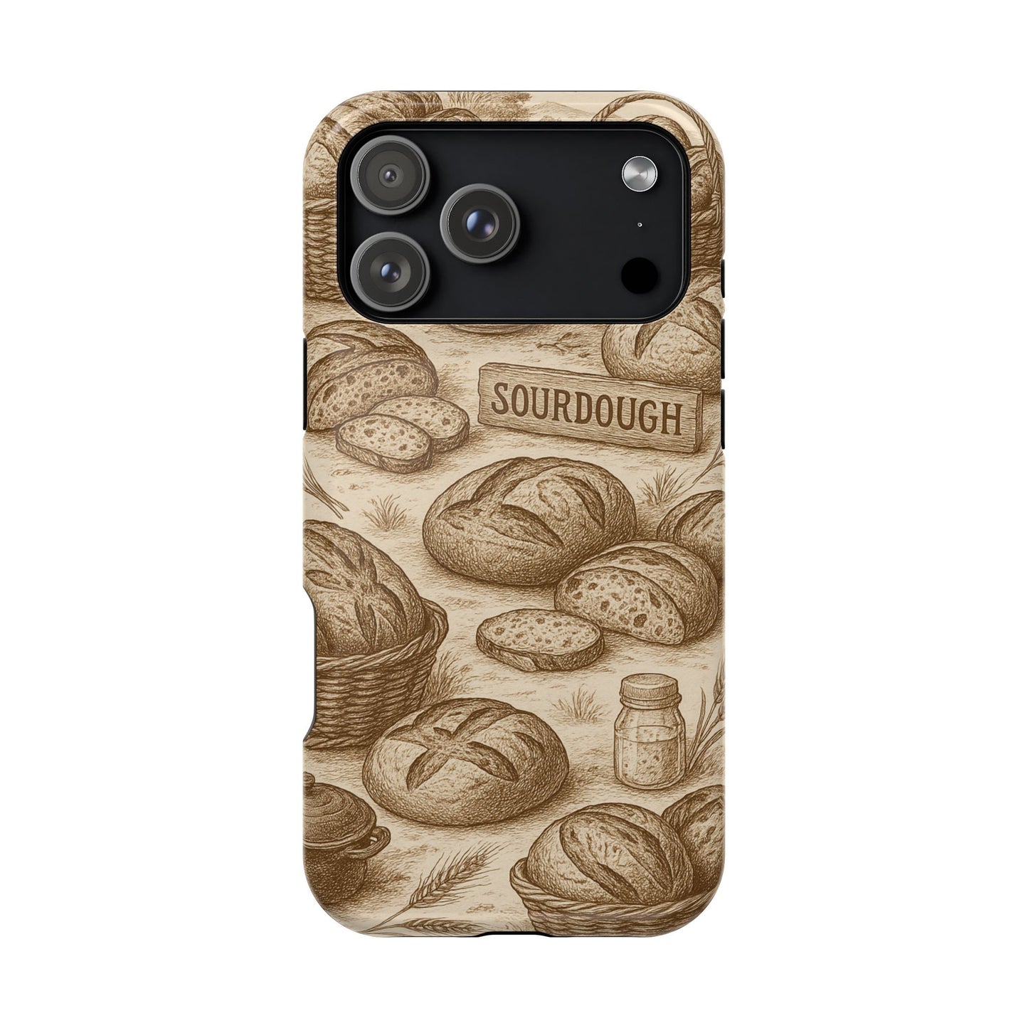 Sourdough Toile MagSafe Tough Phone Case - Amazing Faith Designs