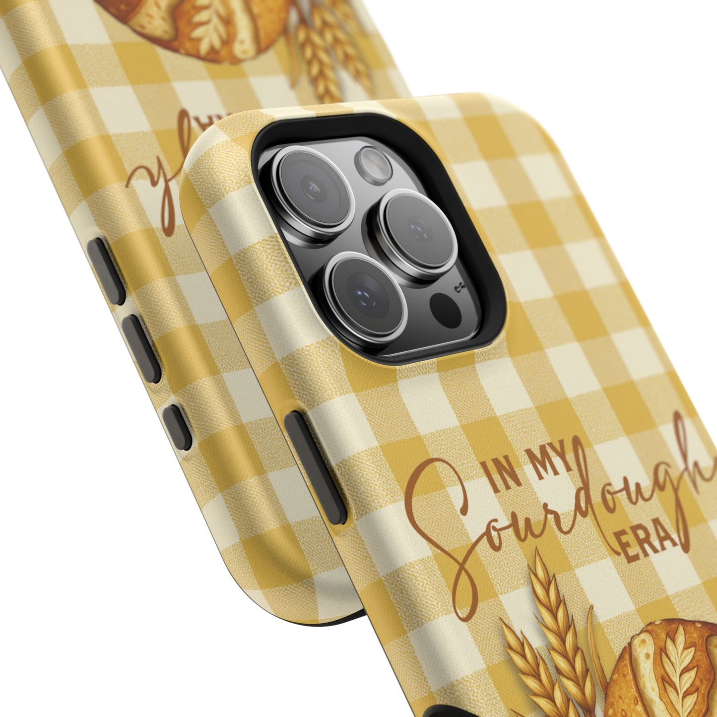 Sourdough Era Yellow Check MagSafe iPhone Case - Amazing Faith Designs