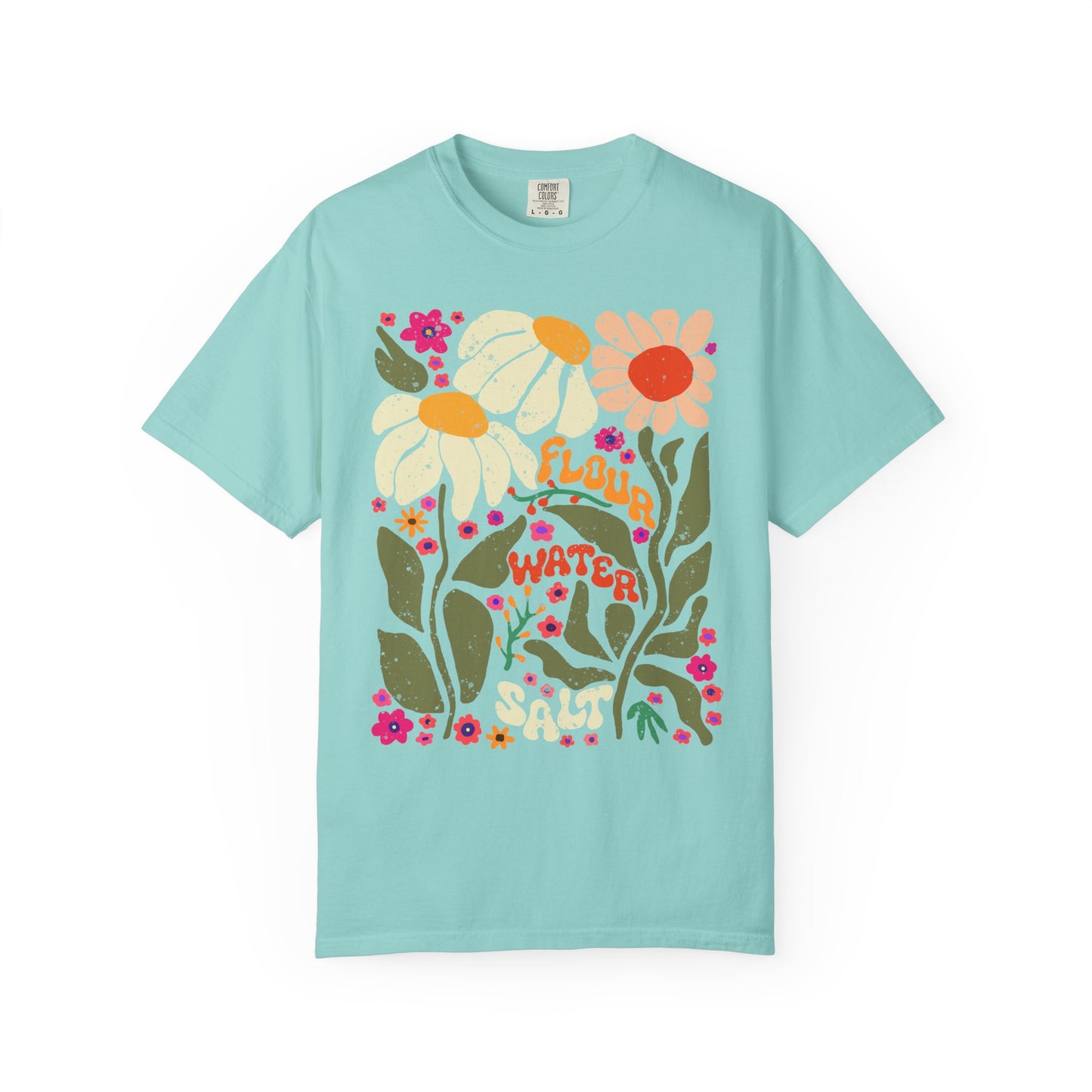 Flour Water Salt Floral Unisex T-Shirt - Amazing Faith Designs