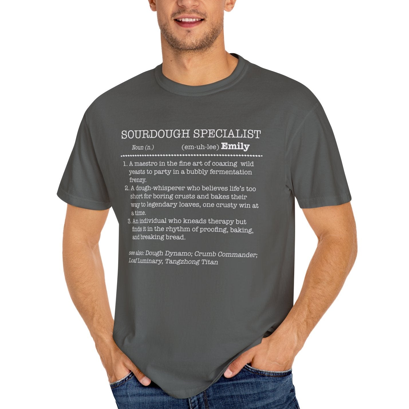 Sourdough Specialist T-Shirt for Baking Lovers, Unisex Garment-Dyed Tee - Amazing Faith Designs