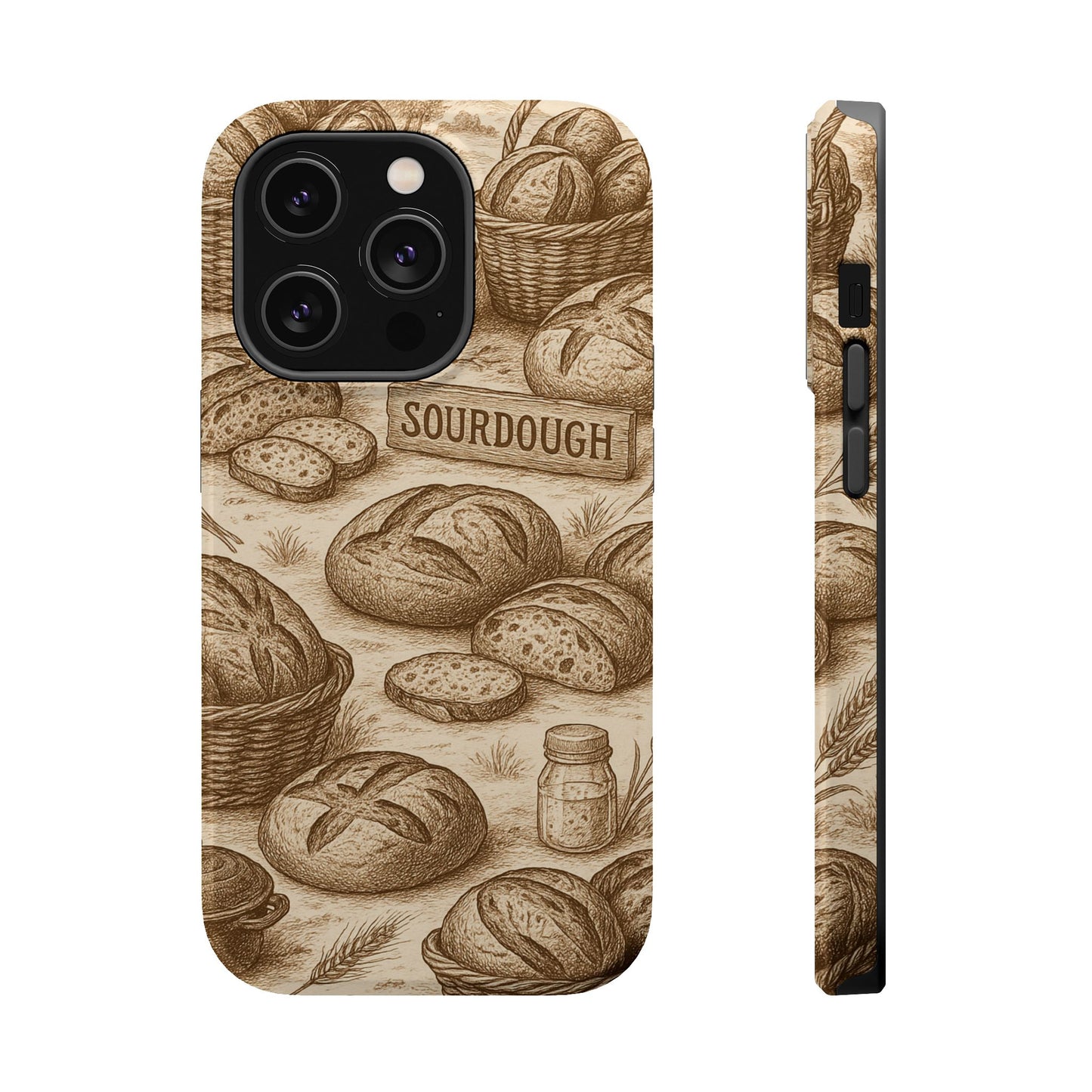 Sourdough Toile MagSafe Tough Phone Case - Amazing Faith Designs