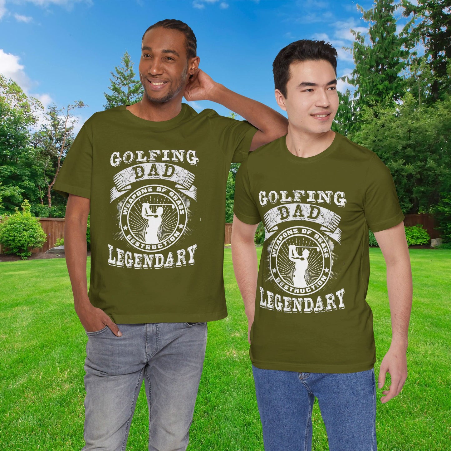 Golfing Dad Shirt - Amazing Faith Designs