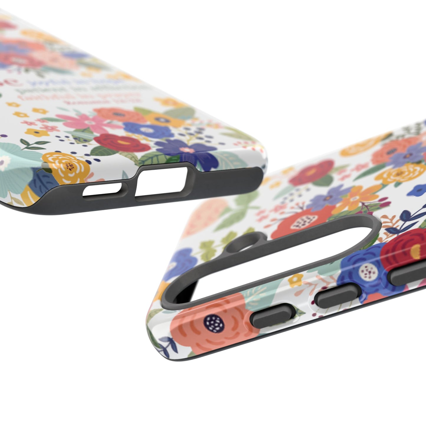 Be Joyful Floral Christian Tough Samsung Phone Case - Amazing Faith Designs