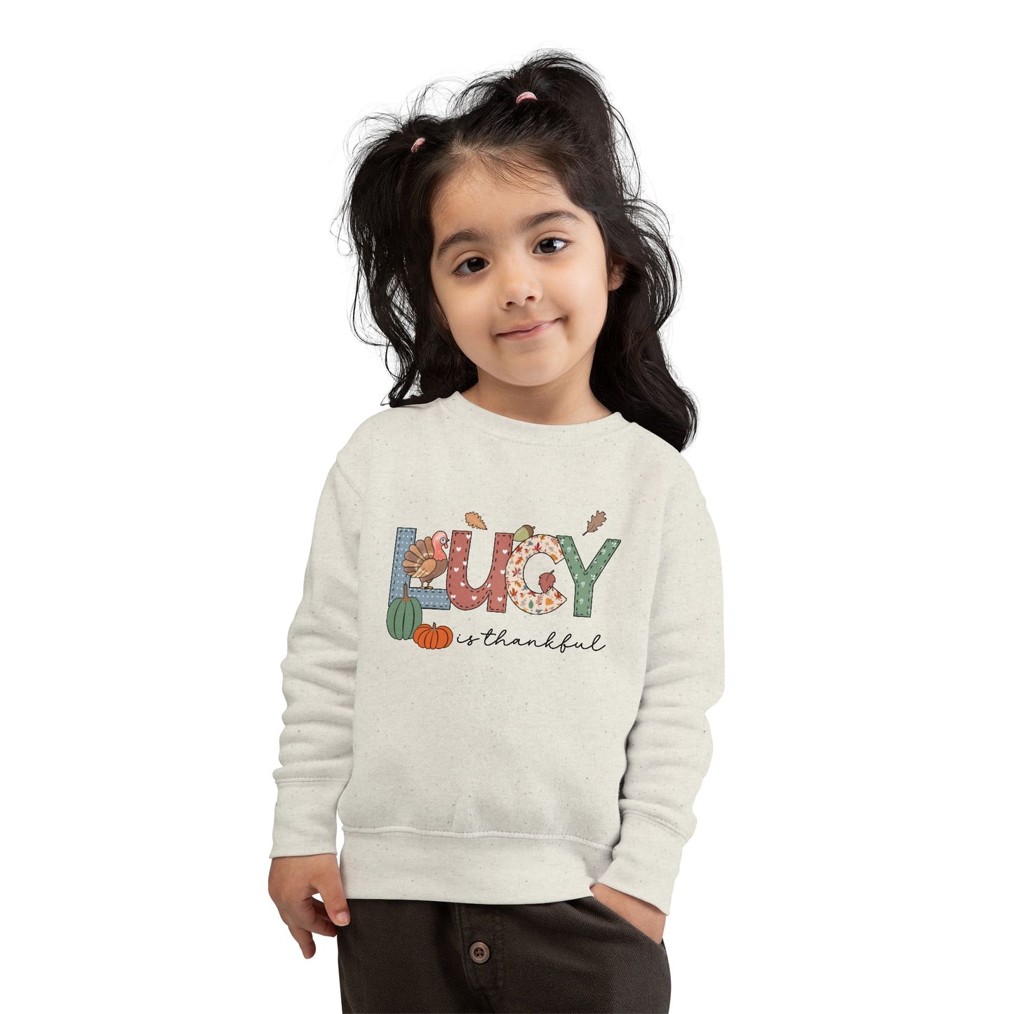 Personalized Toddler Thanksgiving Sweatshirt - Amazing Faith Designs