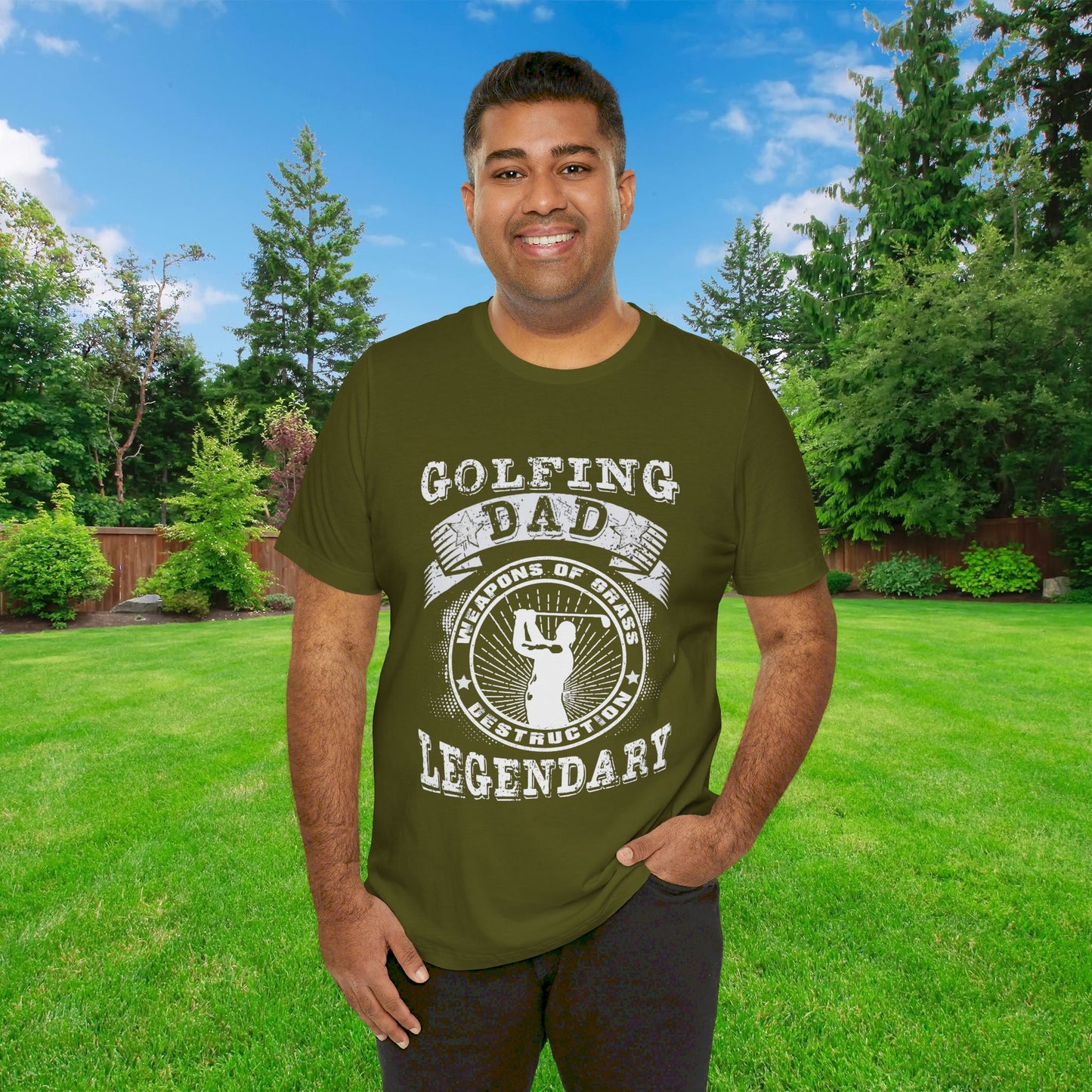Golfing Dad Shirt - Amazing Faith Designs