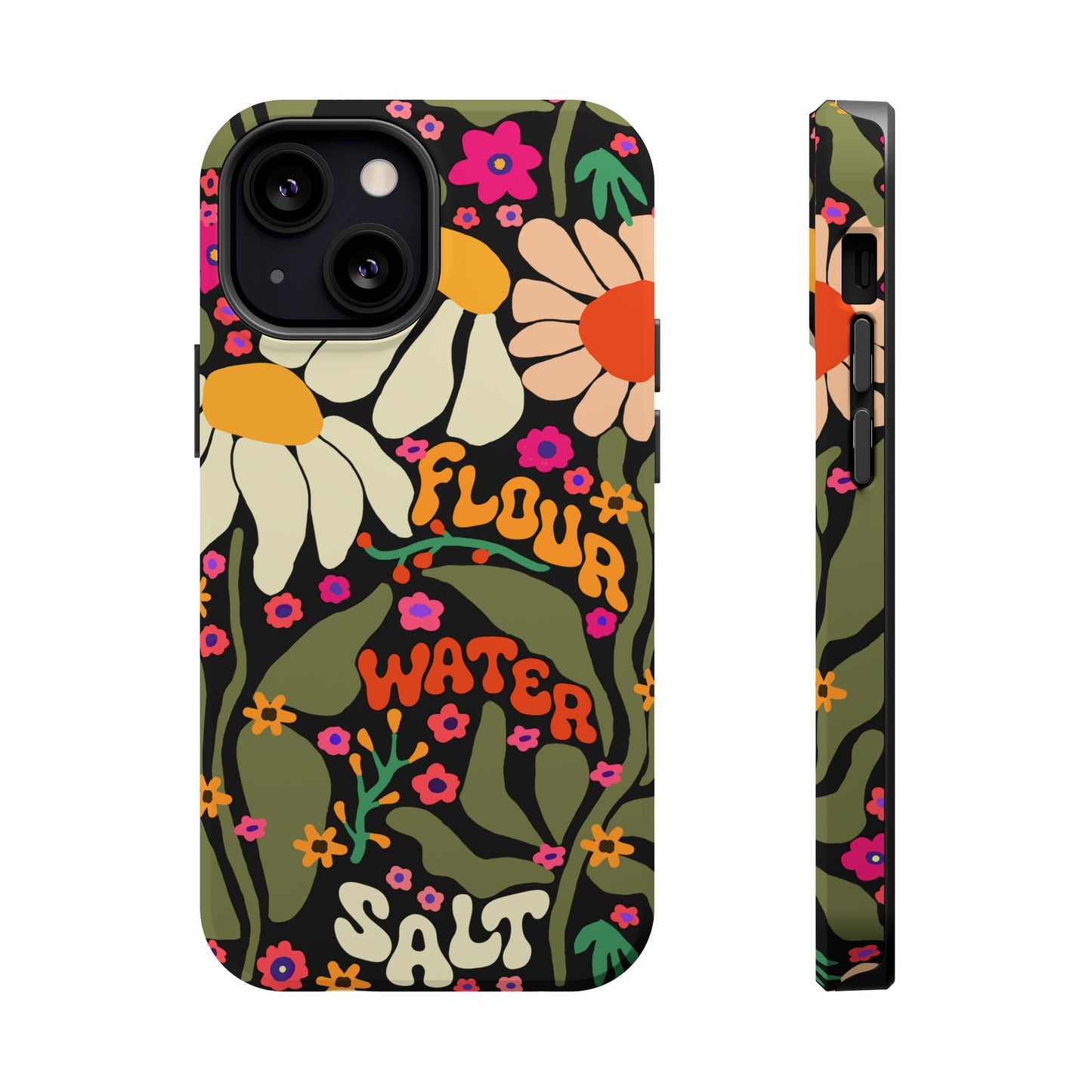 Flour Water Salt Floral MagSafe iPhone Case - Amazing Faith Designs