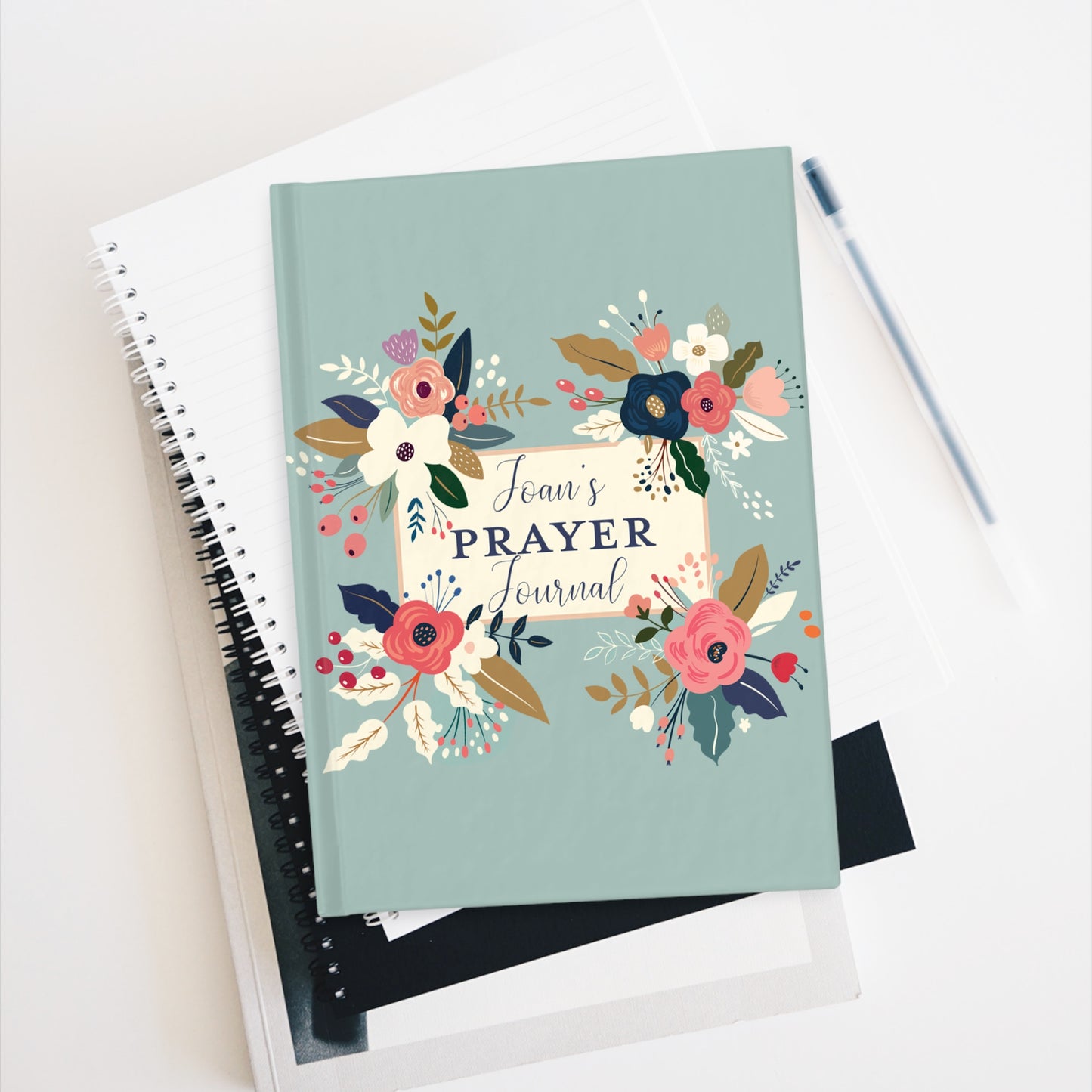 Personalized Prayer Journal - Ruled Line - Amazing Faith Designs