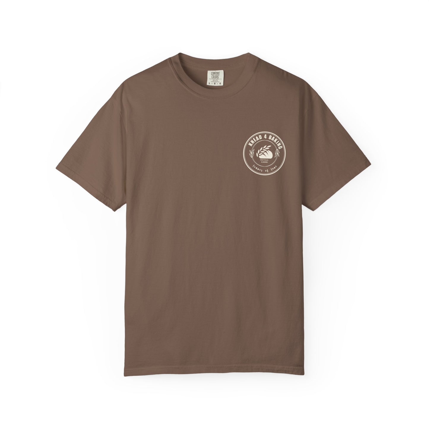 Custom Logo Comfort Colors Shirt with back print - Amazing Faith Designs