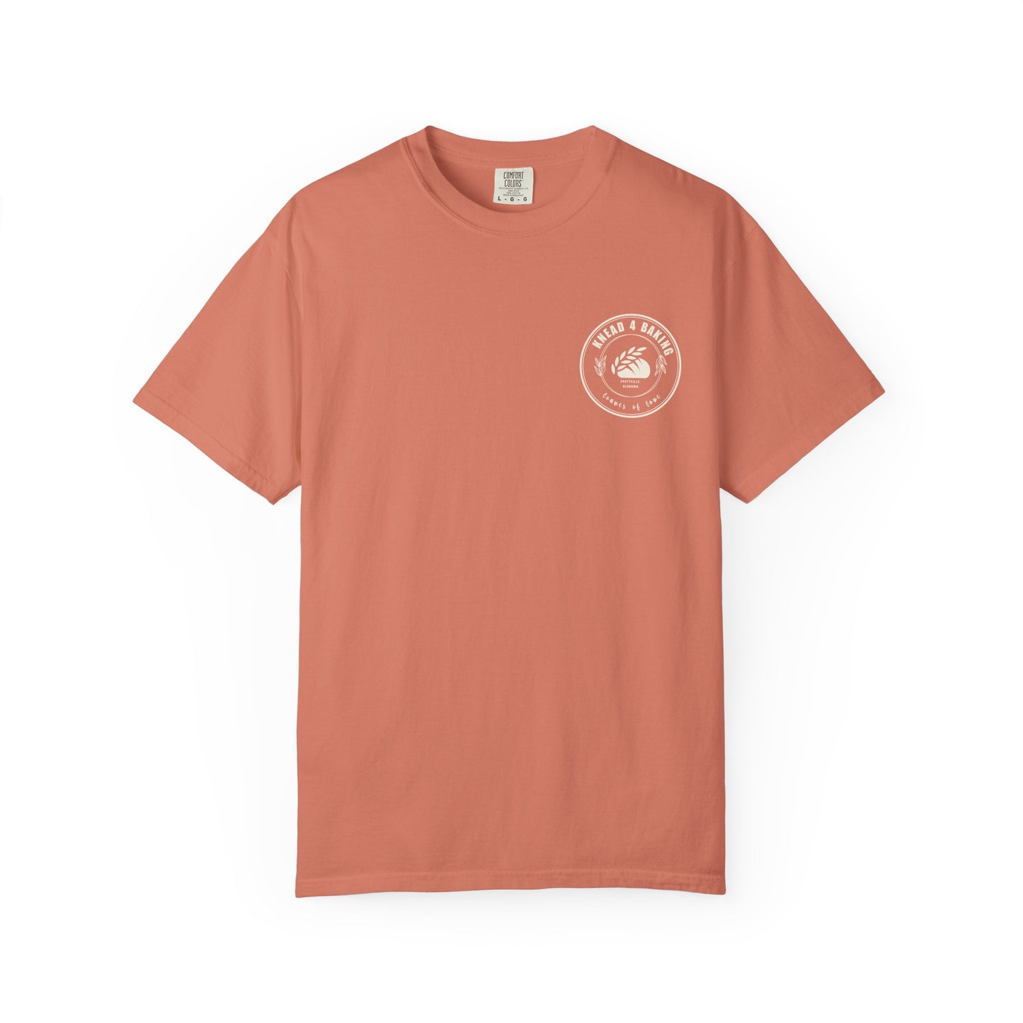 Custom Logo Comfort Colors Shirt with back print - Amazing Faith Designs