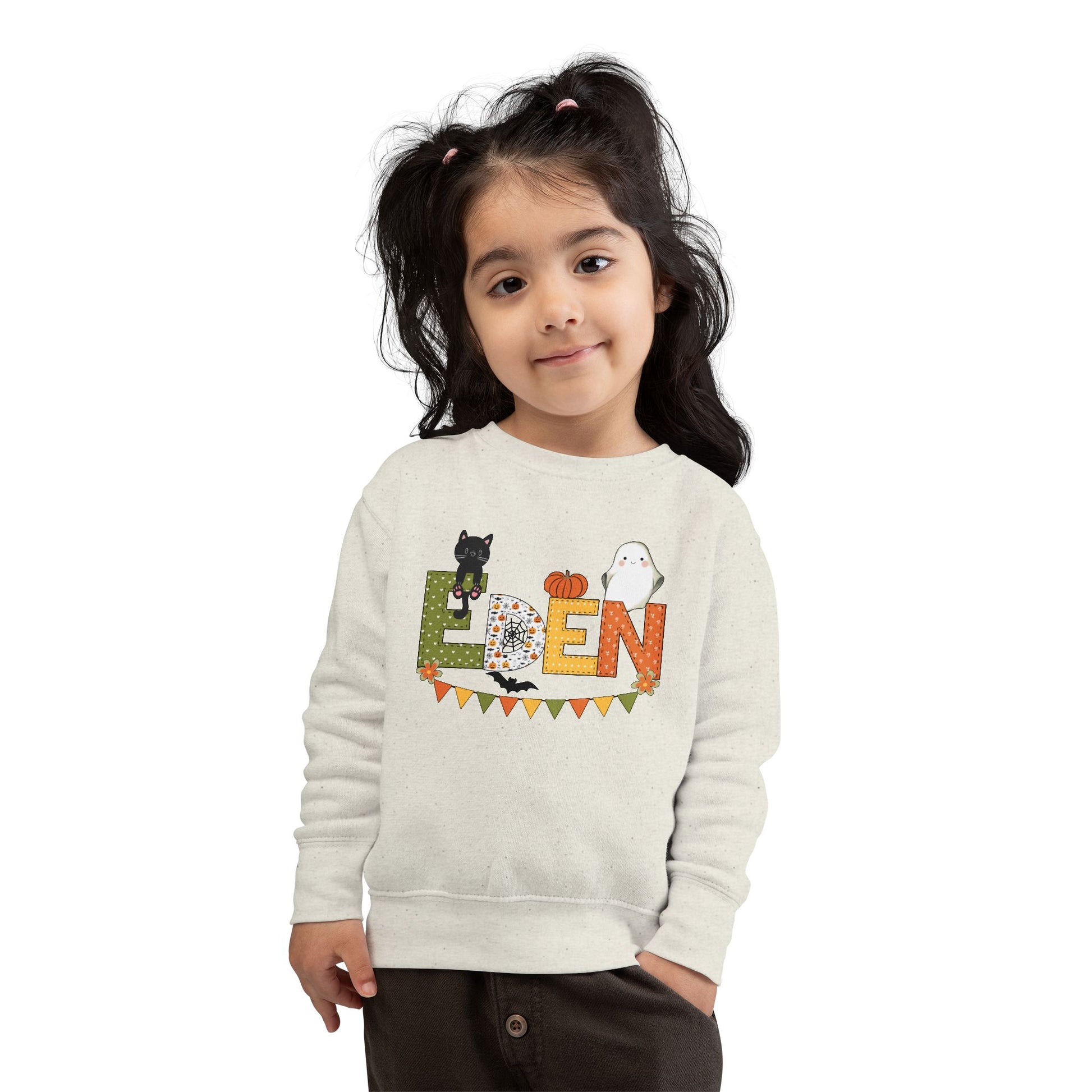 Personalized Toddler Halloween Sweatshirt - Amazing Faith Designs