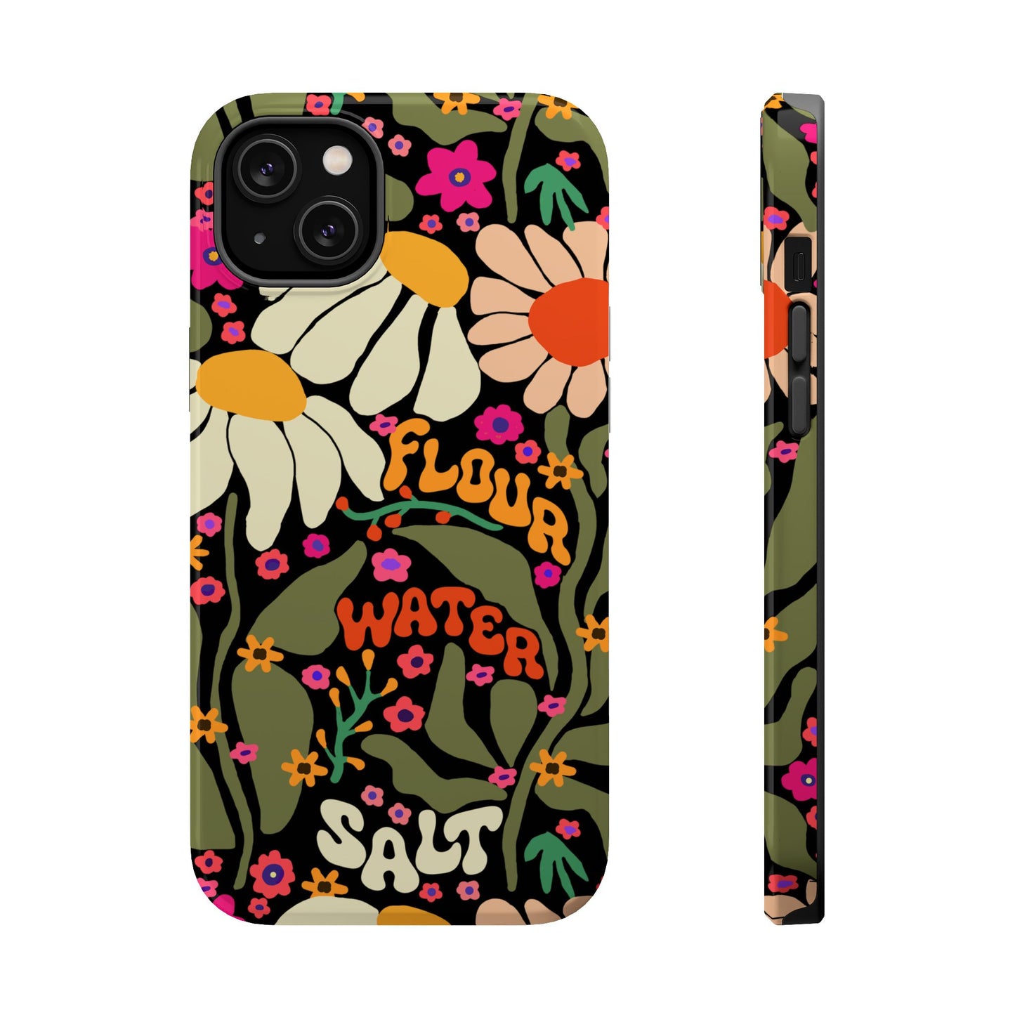 Flour Water Salt Floral MagSafe iPhone Case - Amazing Faith Designs