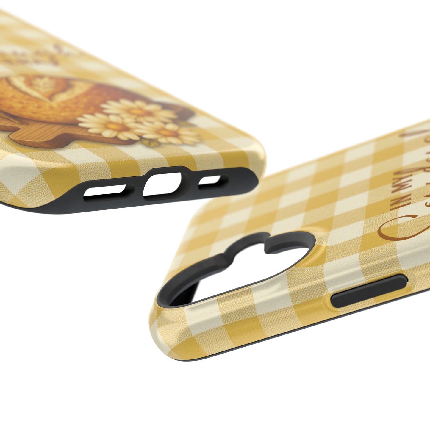 Sourdough Era Yellow Check MagSafe iPhone Case - Amazing Faith Designs