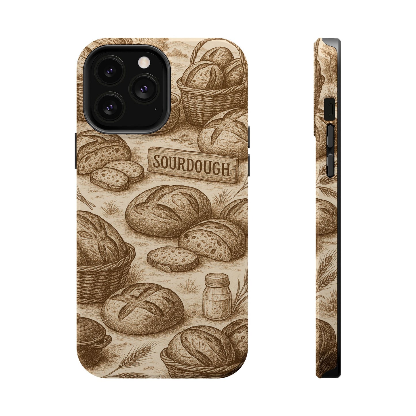 Sourdough Toile MagSafe Tough Phone Case - Amazing Faith Designs